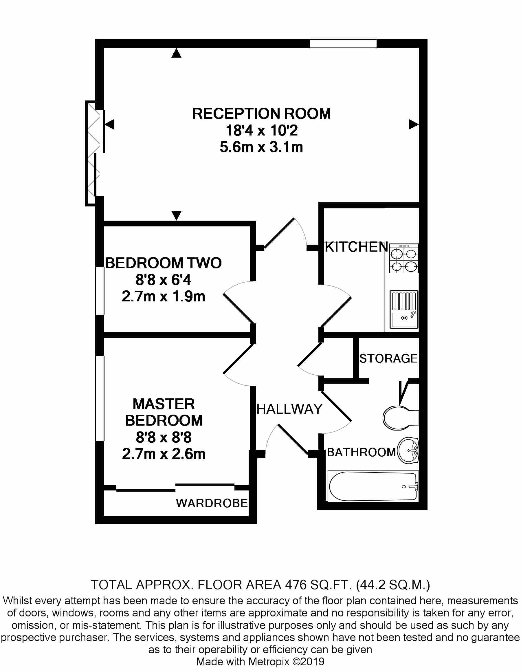 Oakfields, Alexandra Avenue, Camberley GU15, 2 bedroom flat for sale