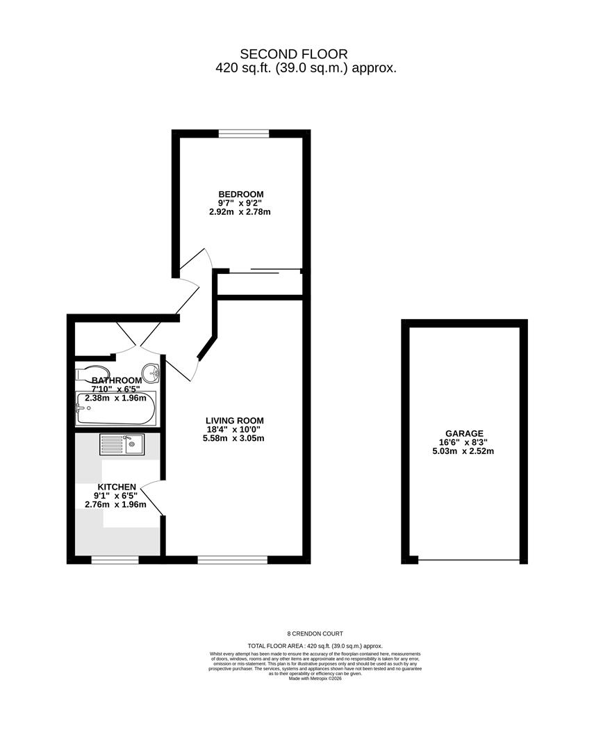 Crendon Court, Reading floorplan