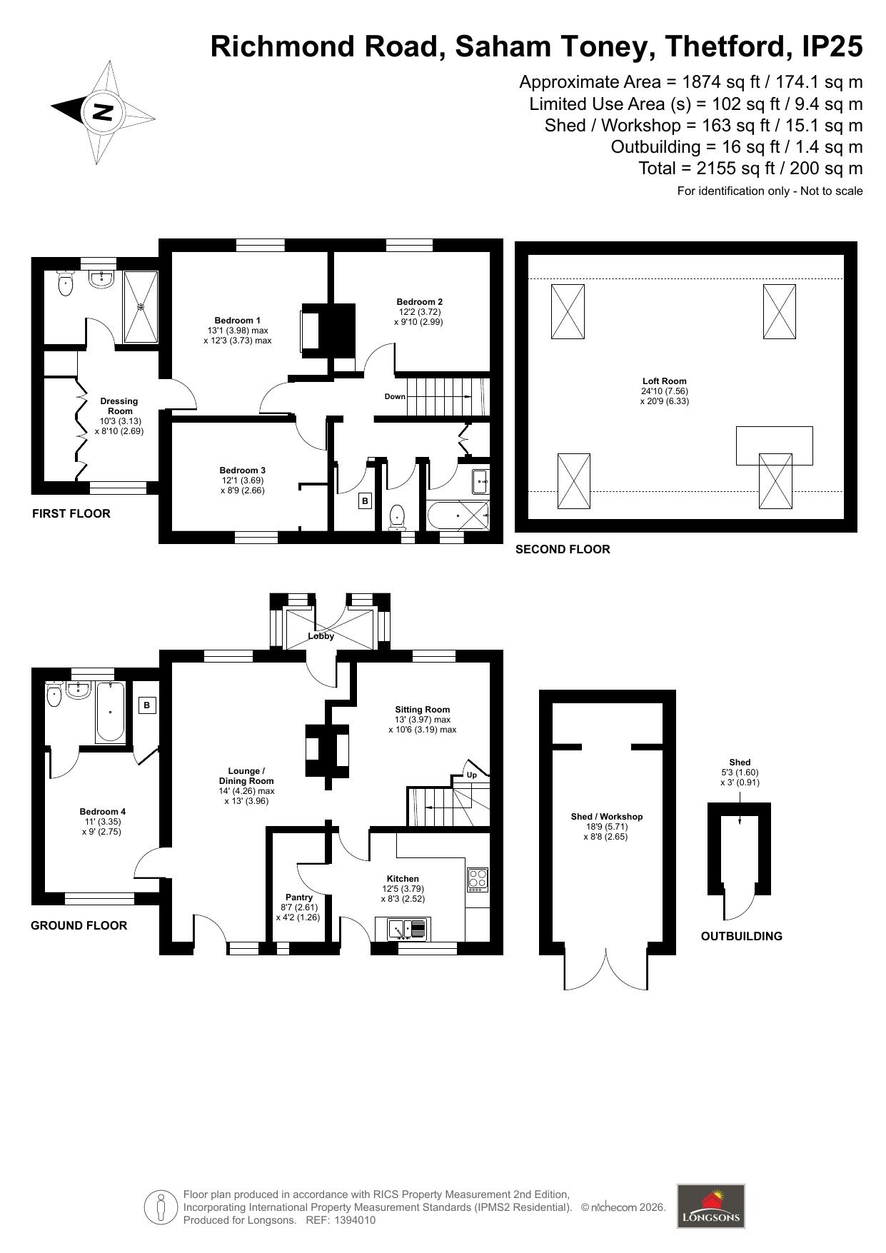 48, Richmond Road, Thetford floorplan