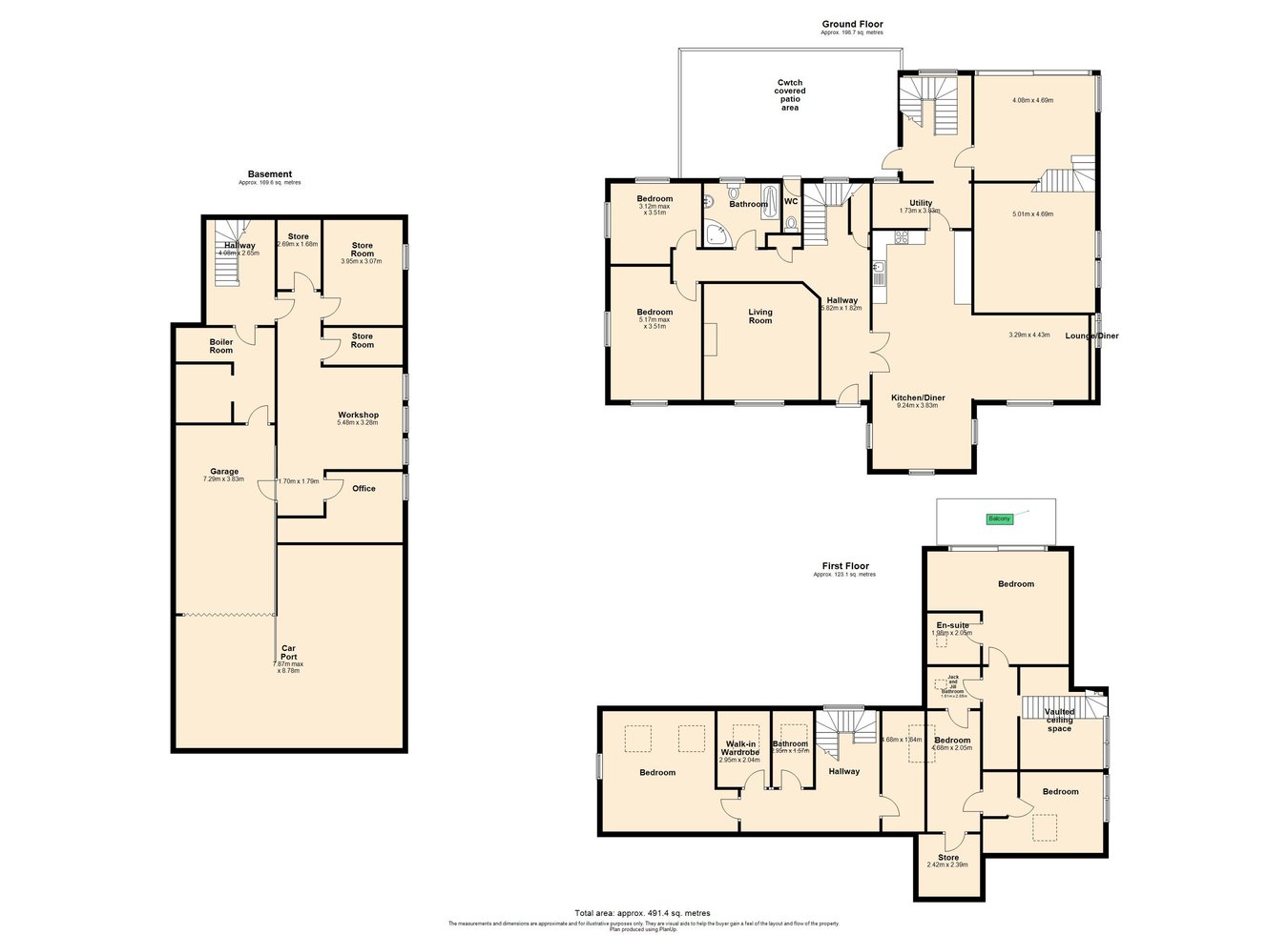 Heddfan, Cefn Abbey, Carmarthen floorplan