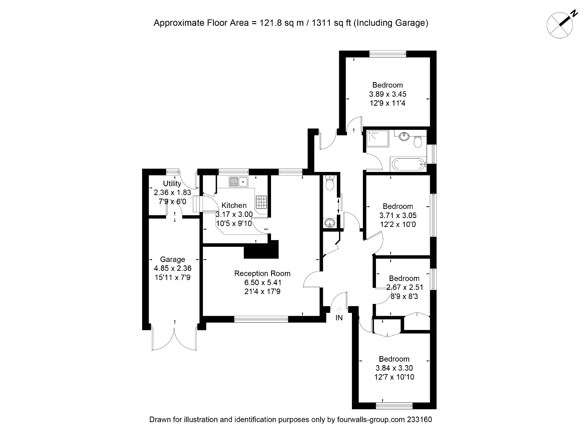 4 Bedrooms Detached bungalow for sale in Shop Lane, Leckhampstead, Berkshire RG20