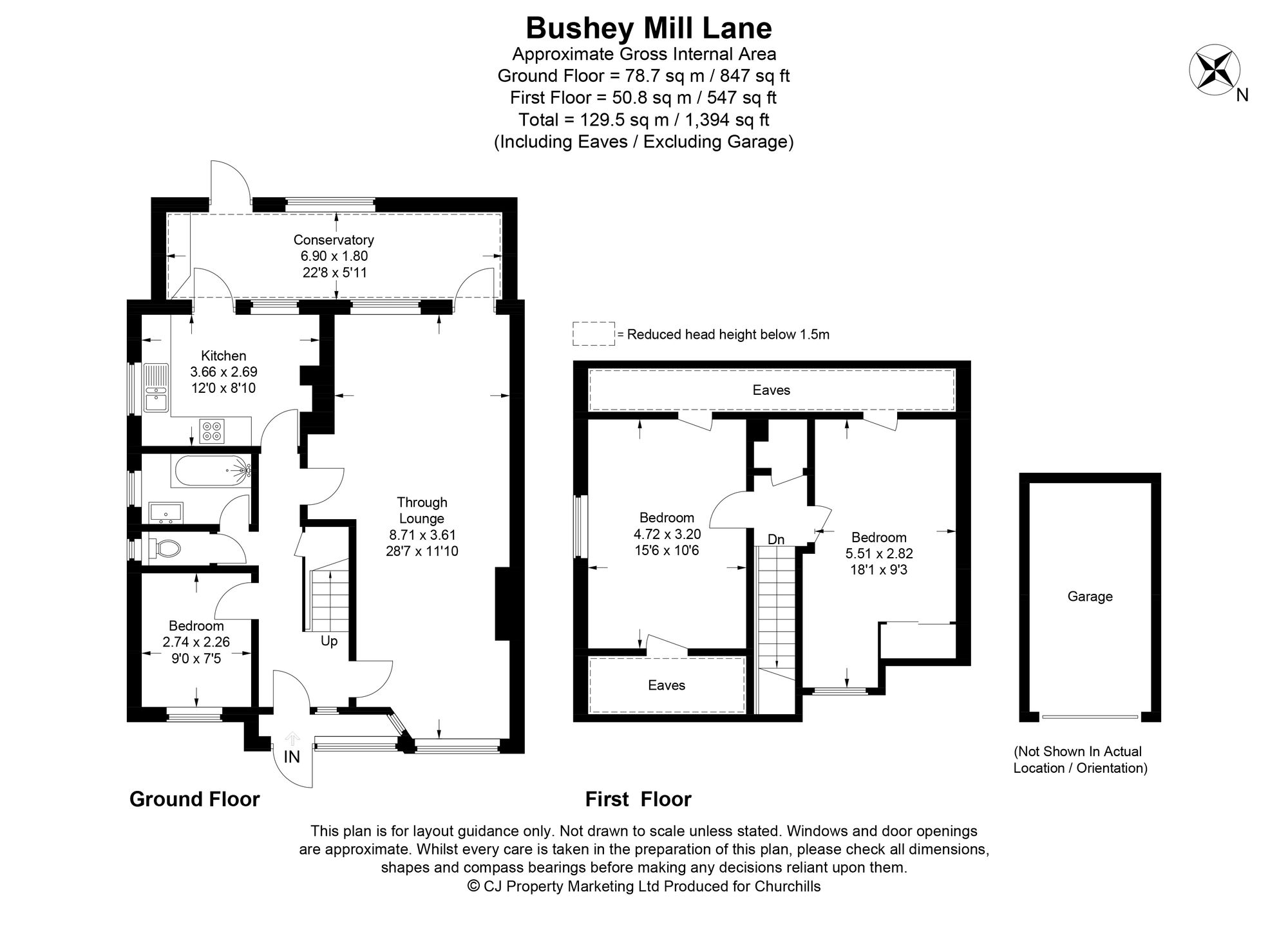 474 Bushey Mill Lane, Bushey floorplan