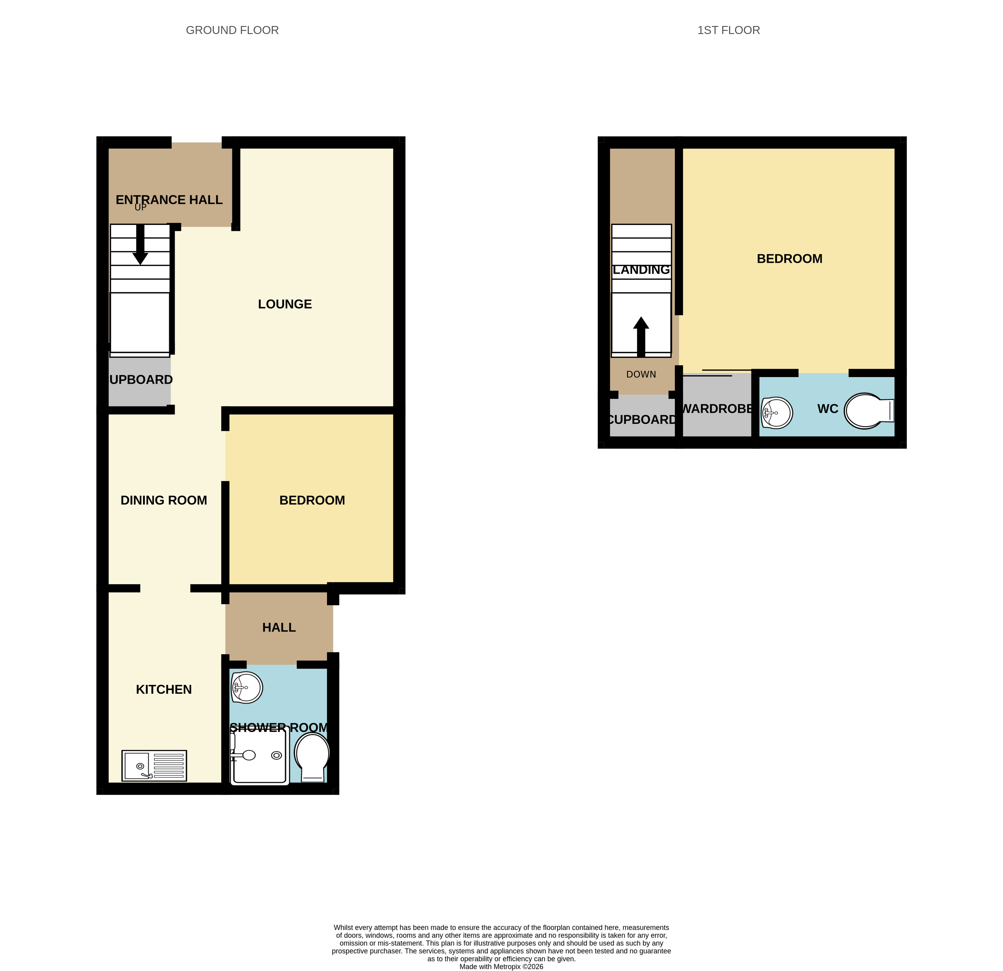 2, Dryleys Cottages, Montrose floorplan