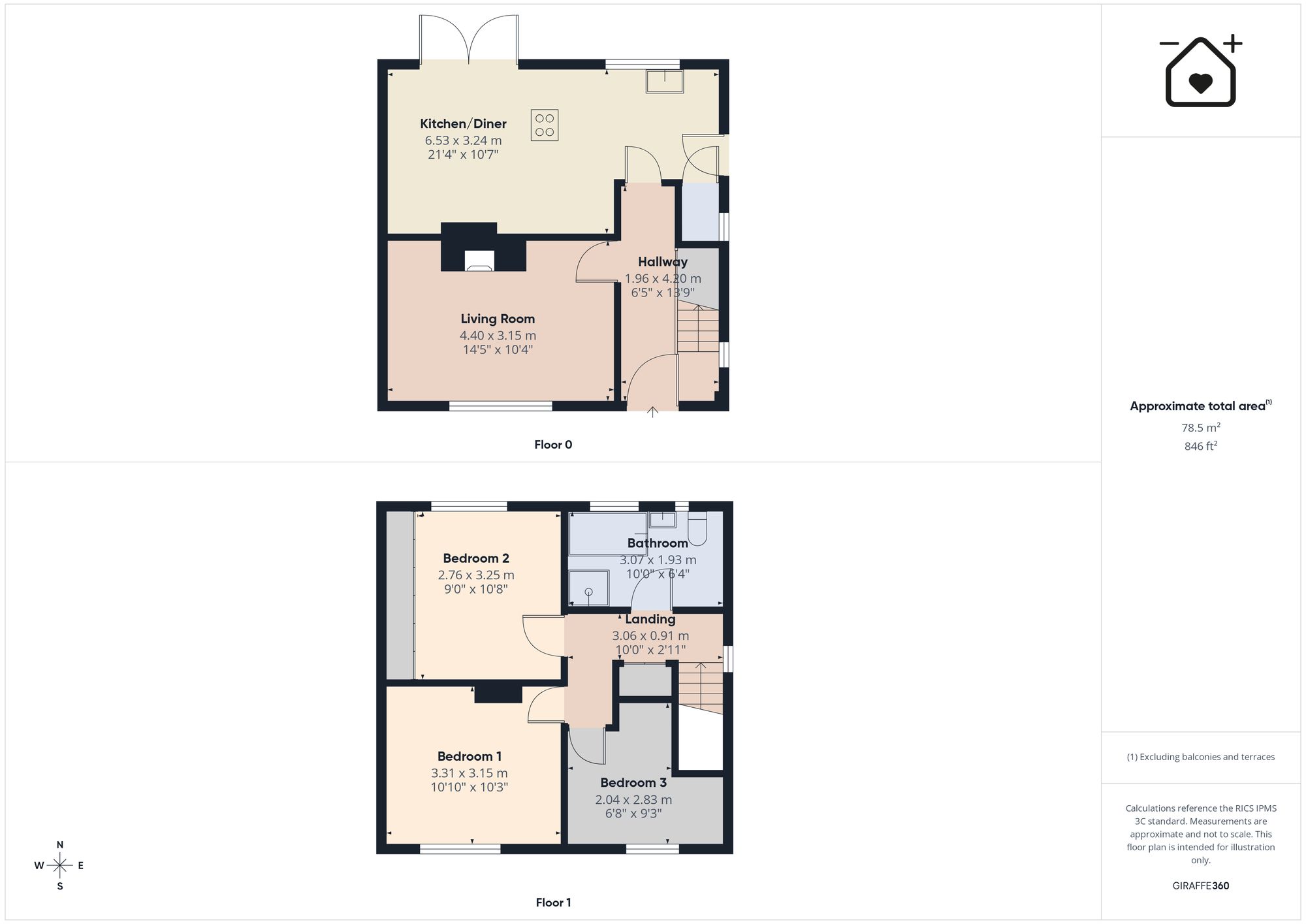 14 Hawthorn Rise, Haverfordwest floorplan