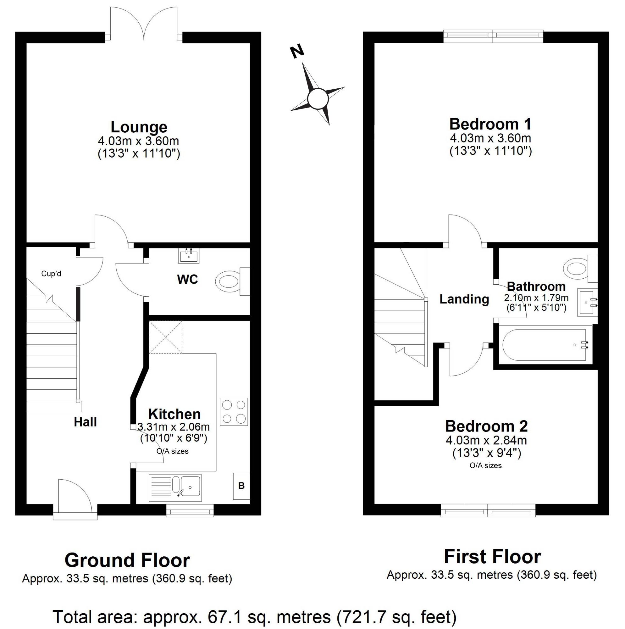 14, South Bank Drive, Penicuik floorplan