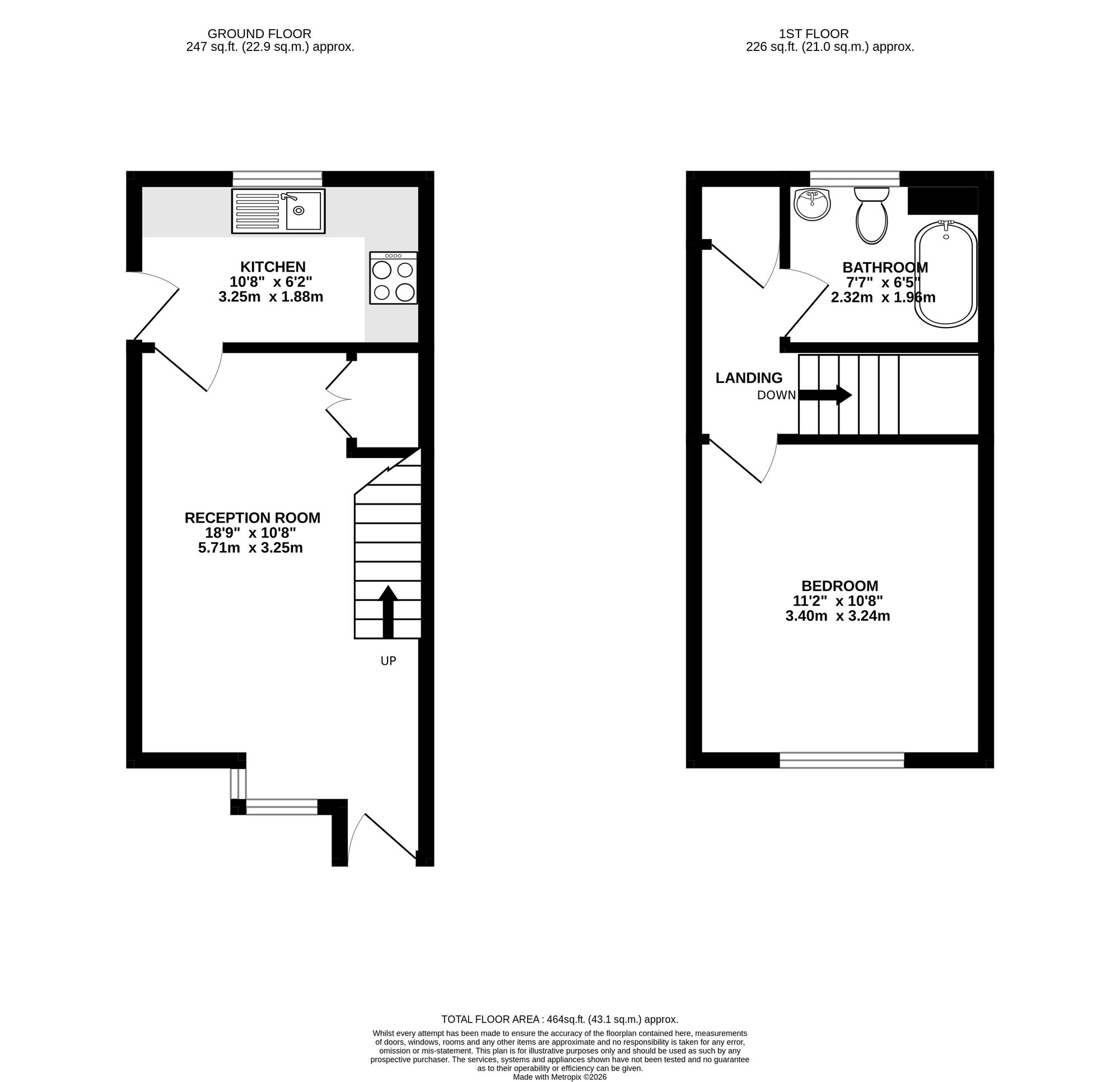 42 Park View Court Eaton Avenue, High Wycombe floorplan