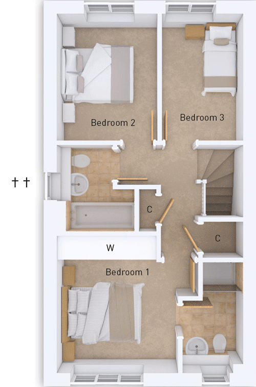 3 bedroom property for sale in "The Vine" at Wheeler Avenue, Wokingham