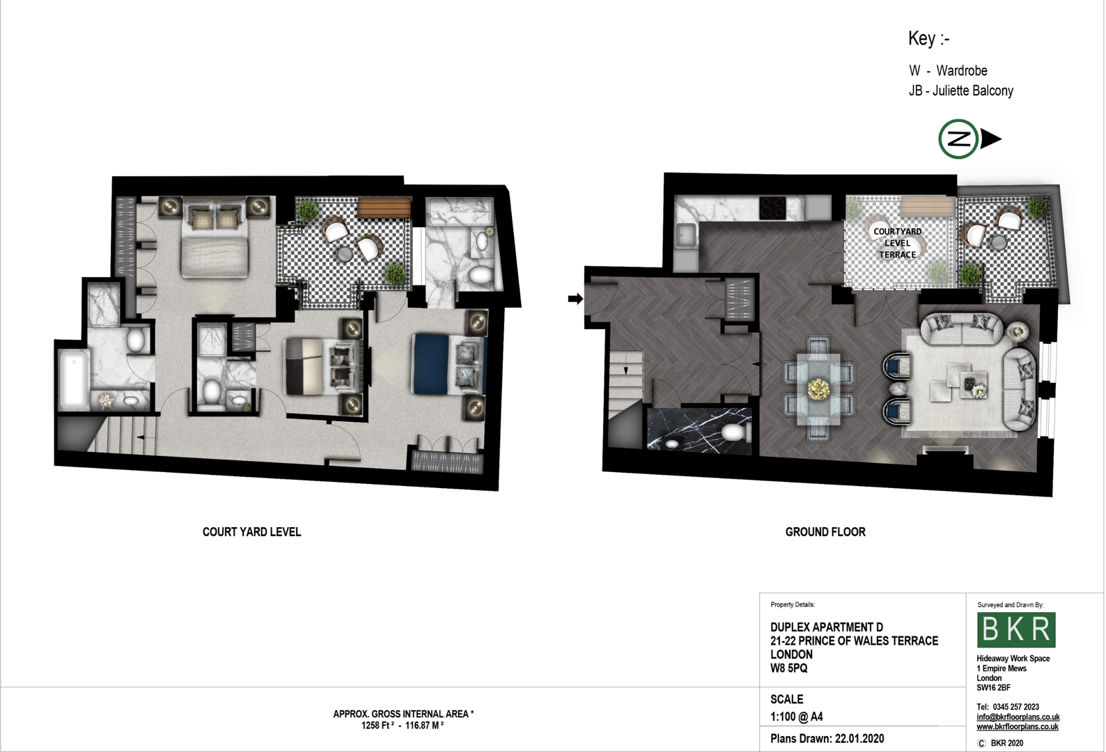 Prince Of Wales Terrace, London floorplan
