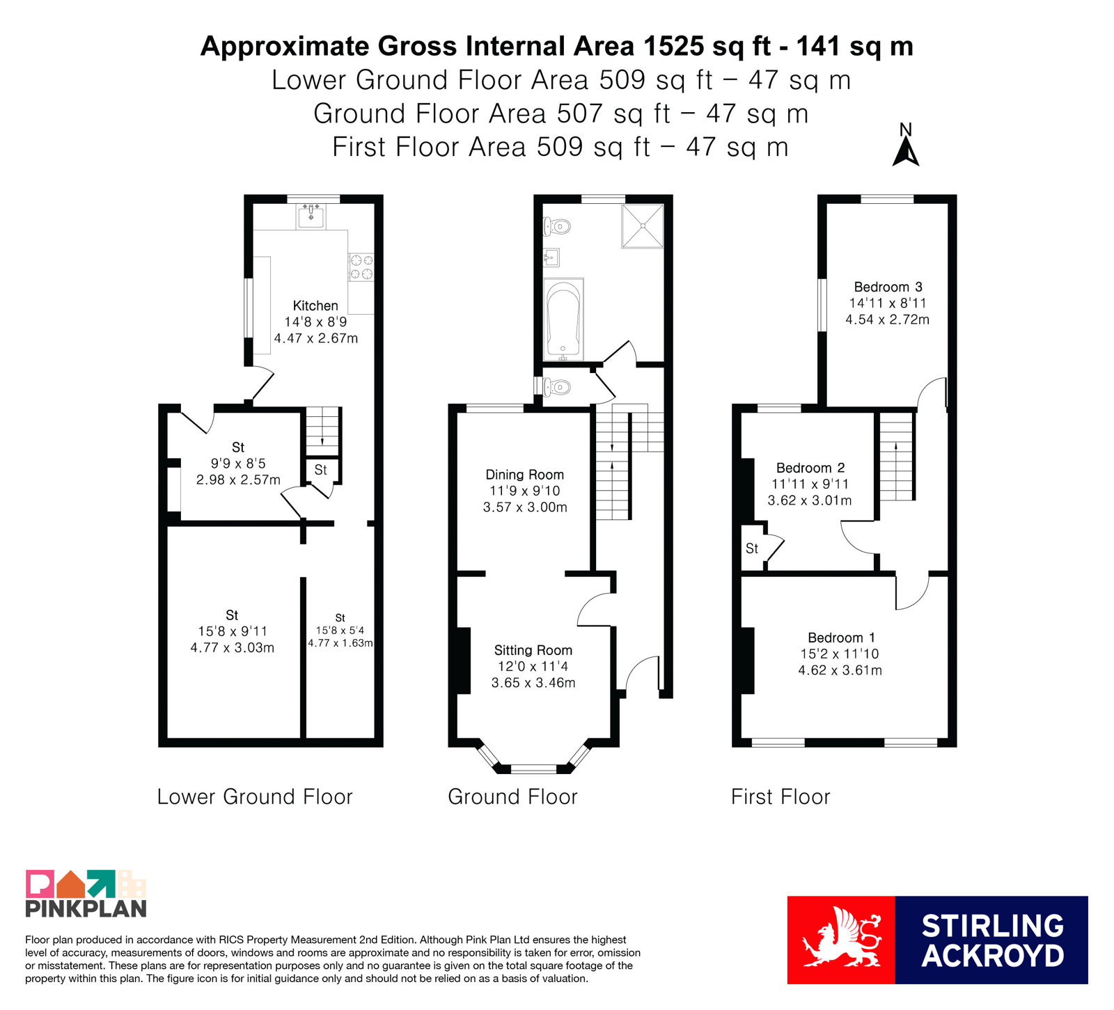 157, Mayall Road, London floorplan