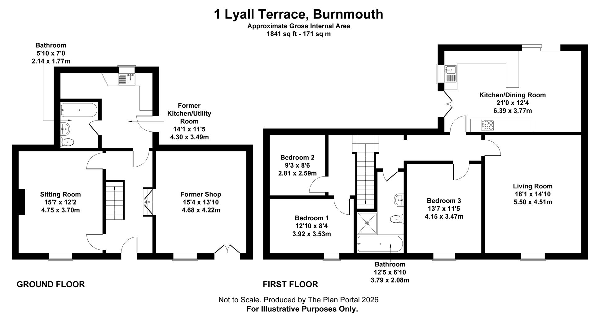 1, Lyall Terrace, Burnmouth floorplan