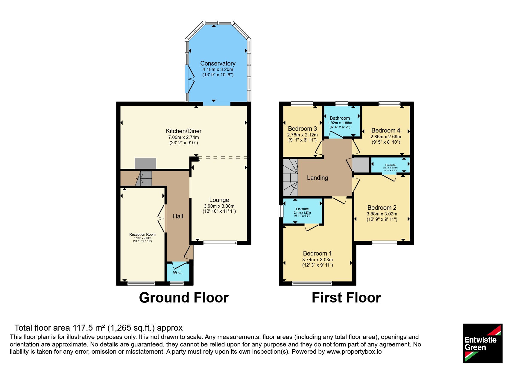 18, Finsbury Park, Cheshire floorplan