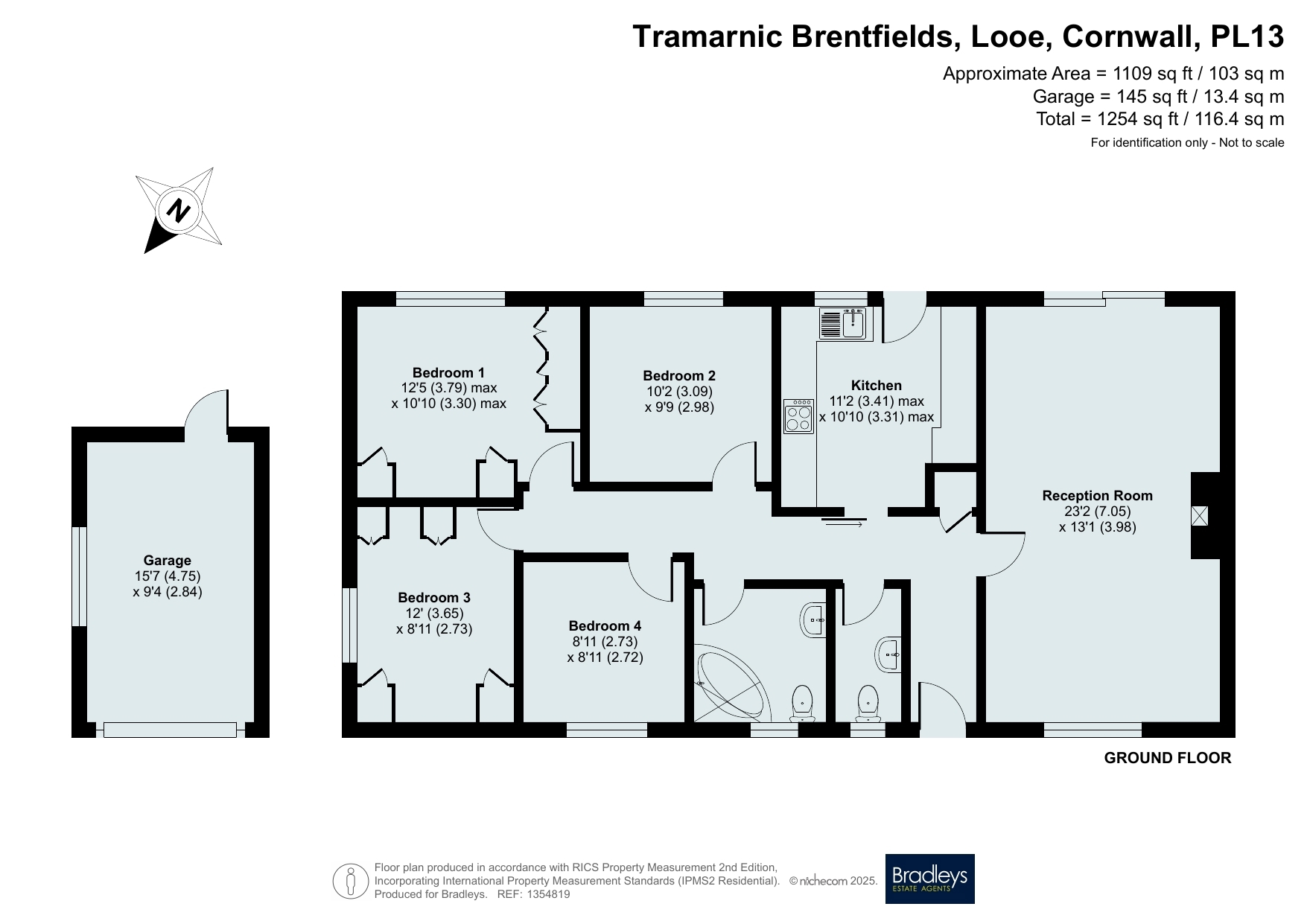 Tramarnic,, Brentfields, Cornwall floorplan