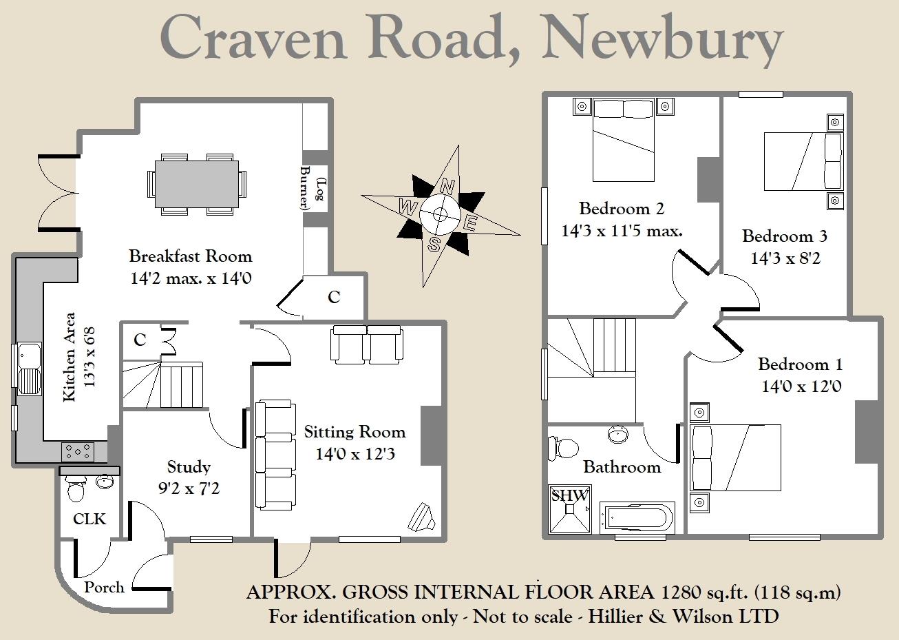 Craven Road, Newbury RG14, 3 bedroom property for sale 62066883
