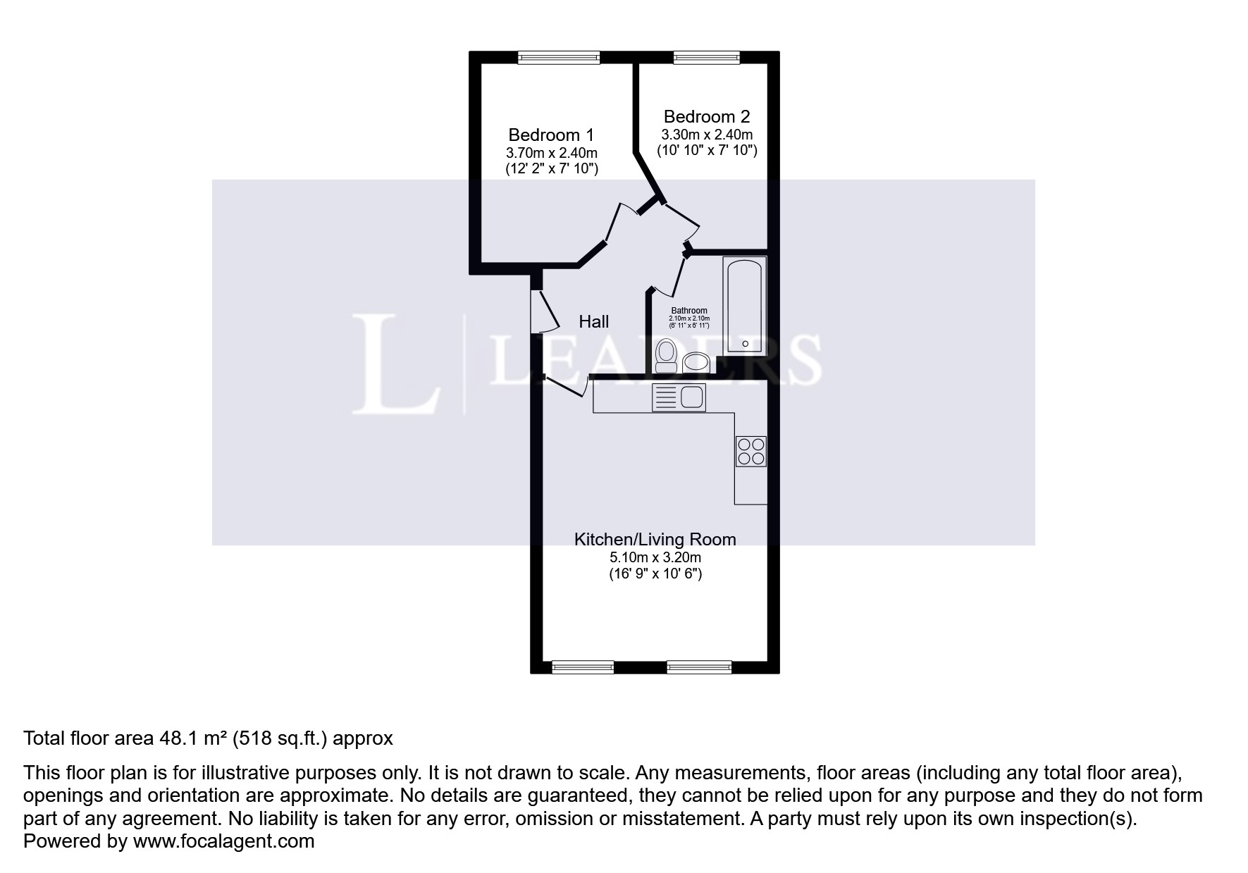 Flat 15, The Yard, Sophie Road floorplan