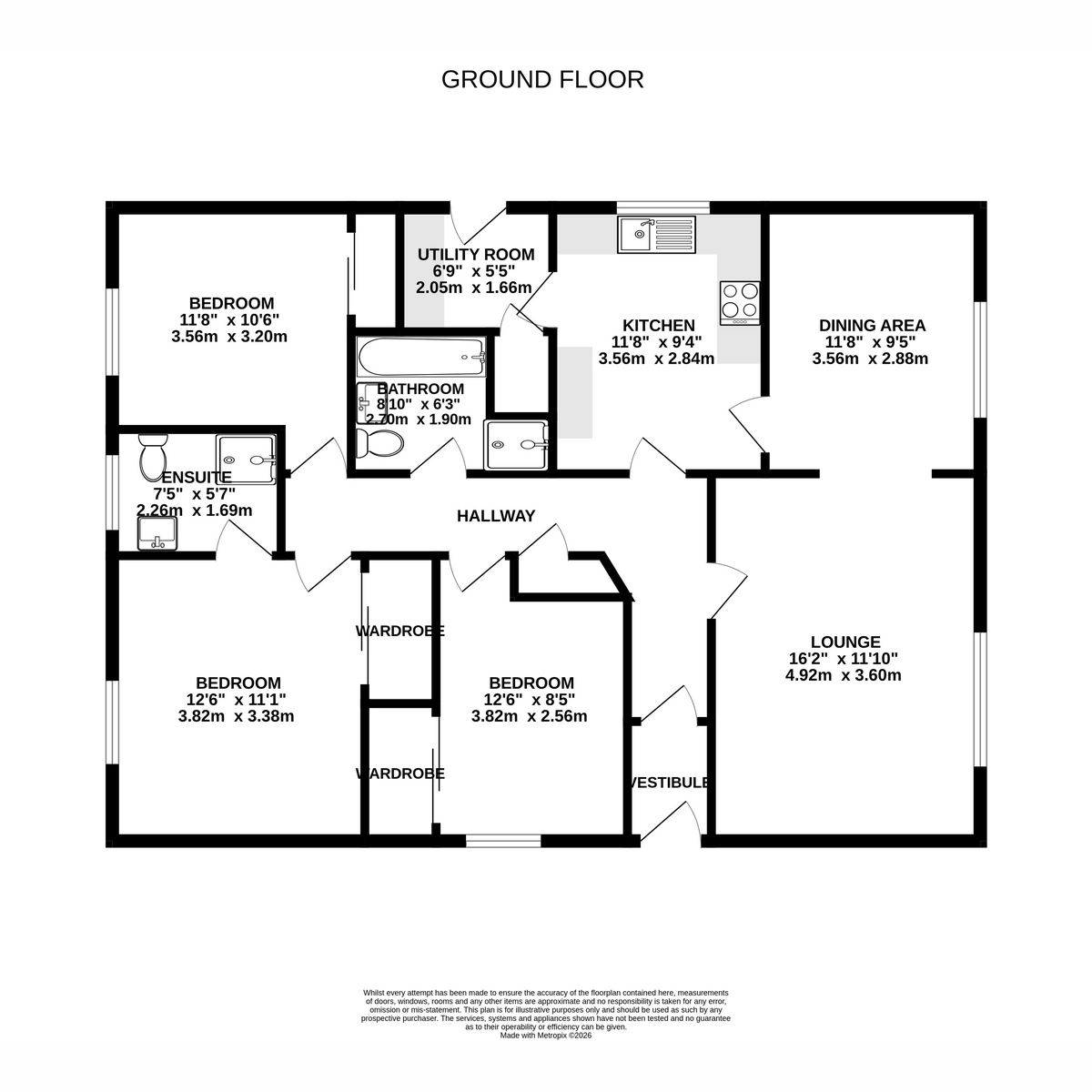 91, Feddon Hill, Fortrose floorplan