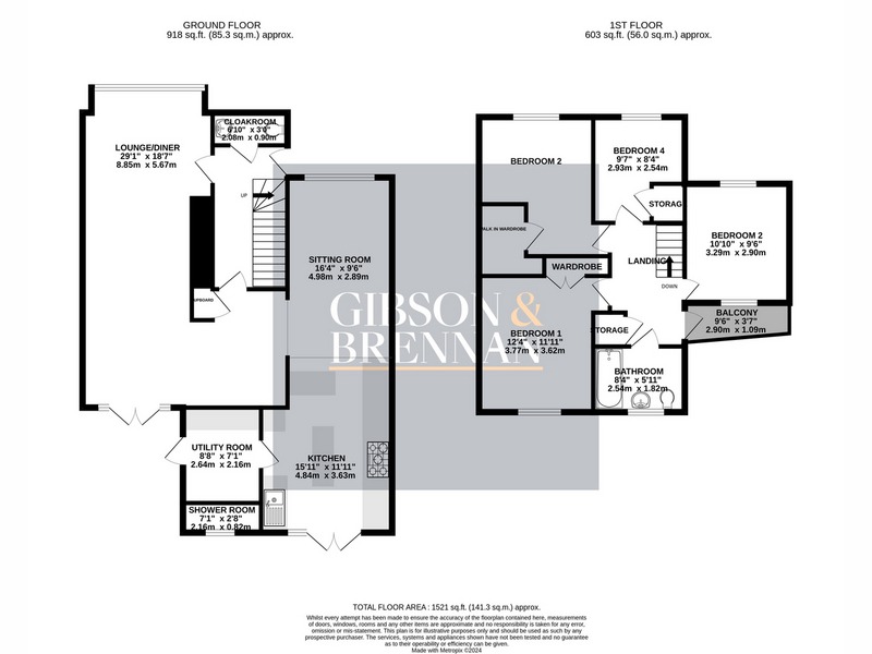 243, Great Gregorie, Basildon floorplan