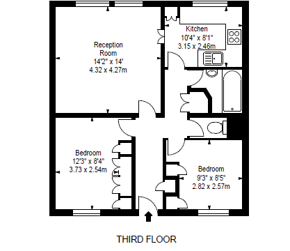 2 Bedrooms Flat to rent in Fulham Road, London SW3