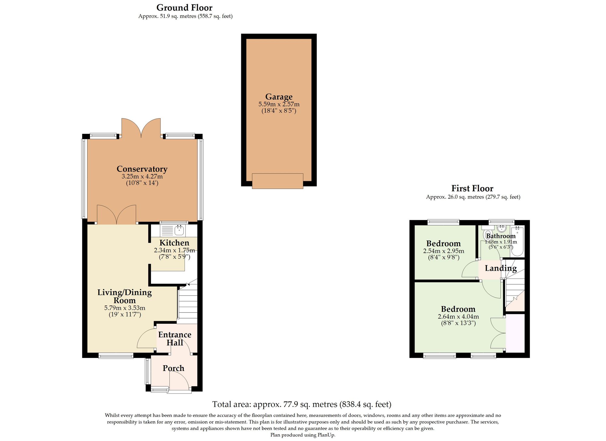 84 Catchpole Close, Lowestoft floorplan