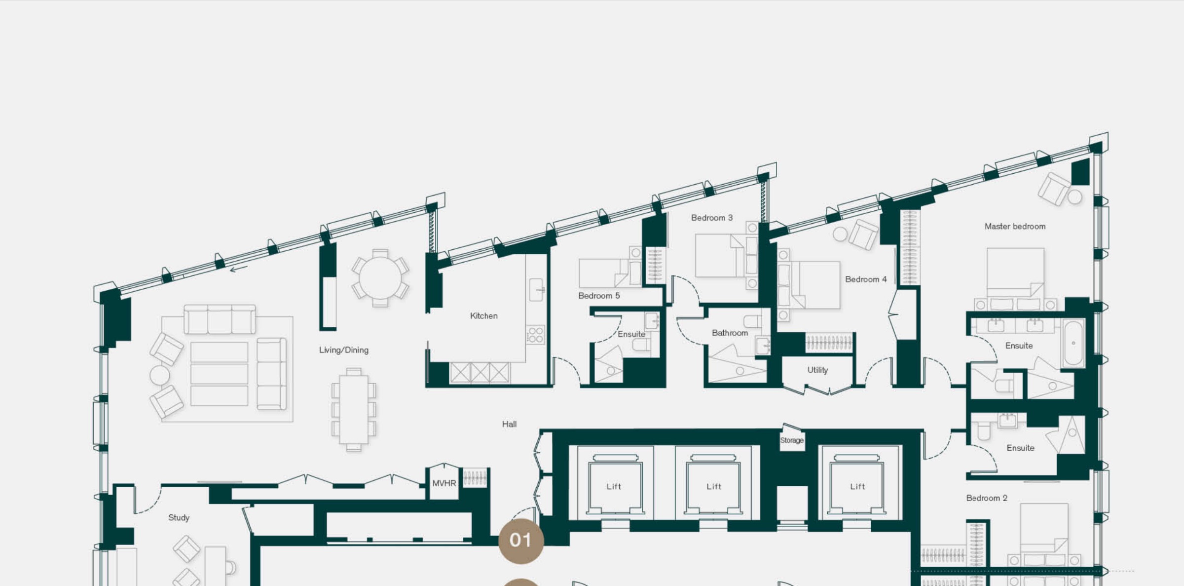Apartment A4201, London floorplan