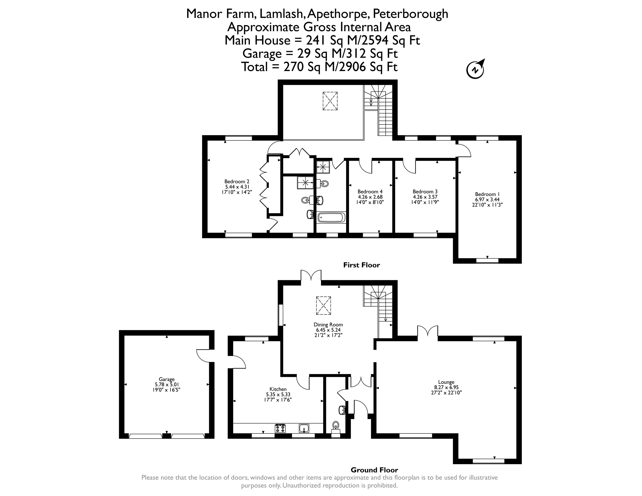 Lamlash, 12, Manor Farm, Peterborough floorplan