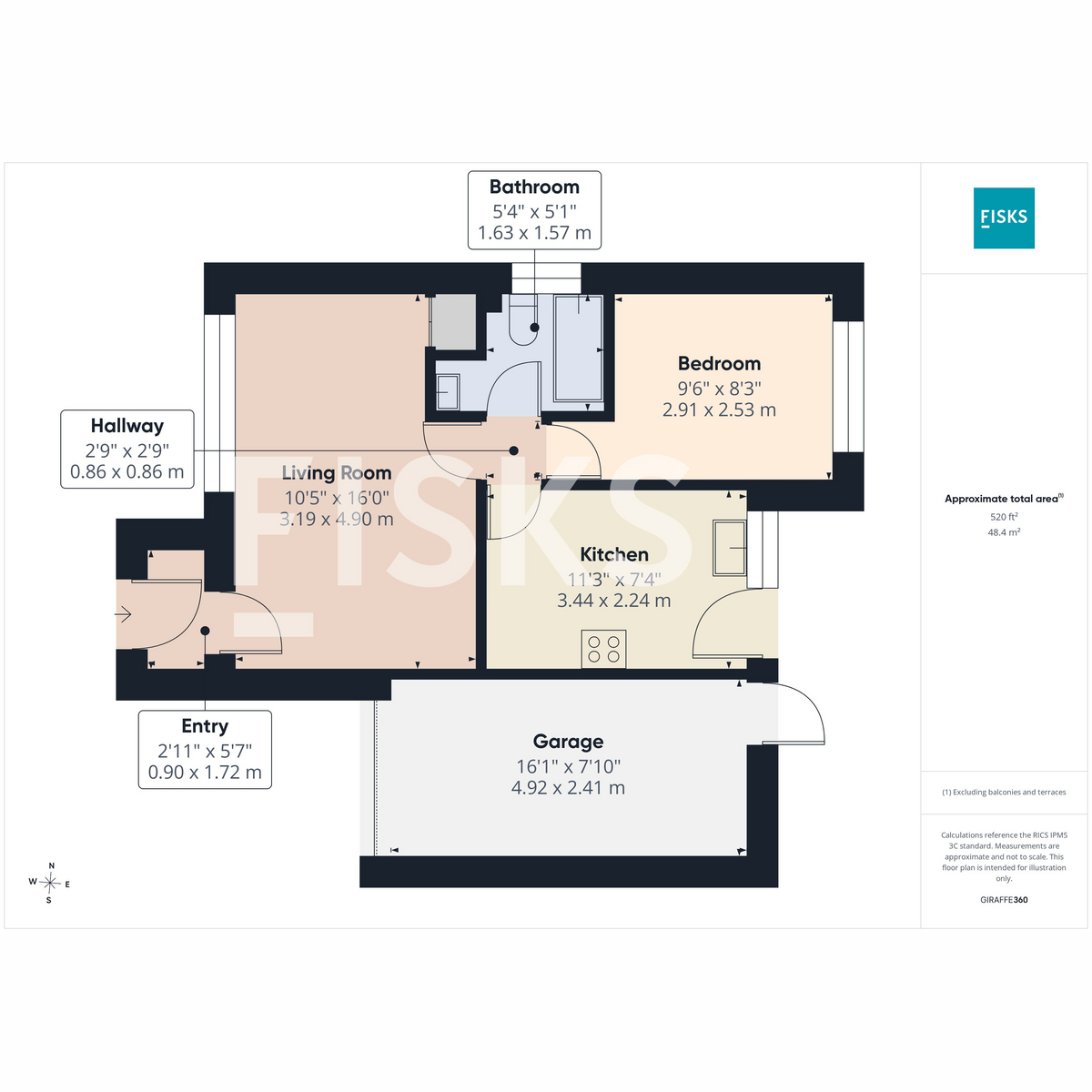 2d, Fairlop Avenue, Canvey Island floorplan