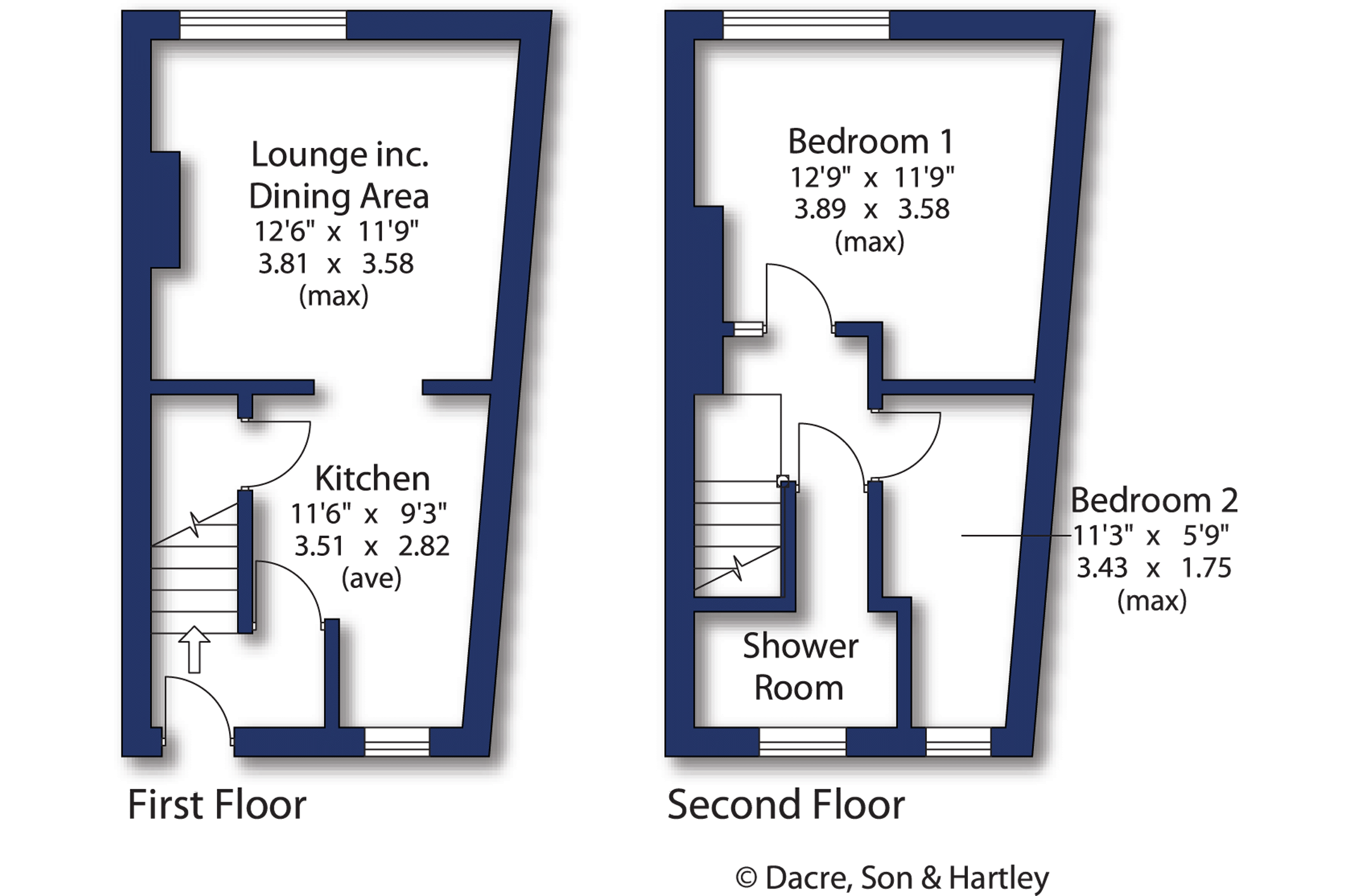 Flat 3, Chapel Court, 20, Briggate, North Yorkshire floorplan