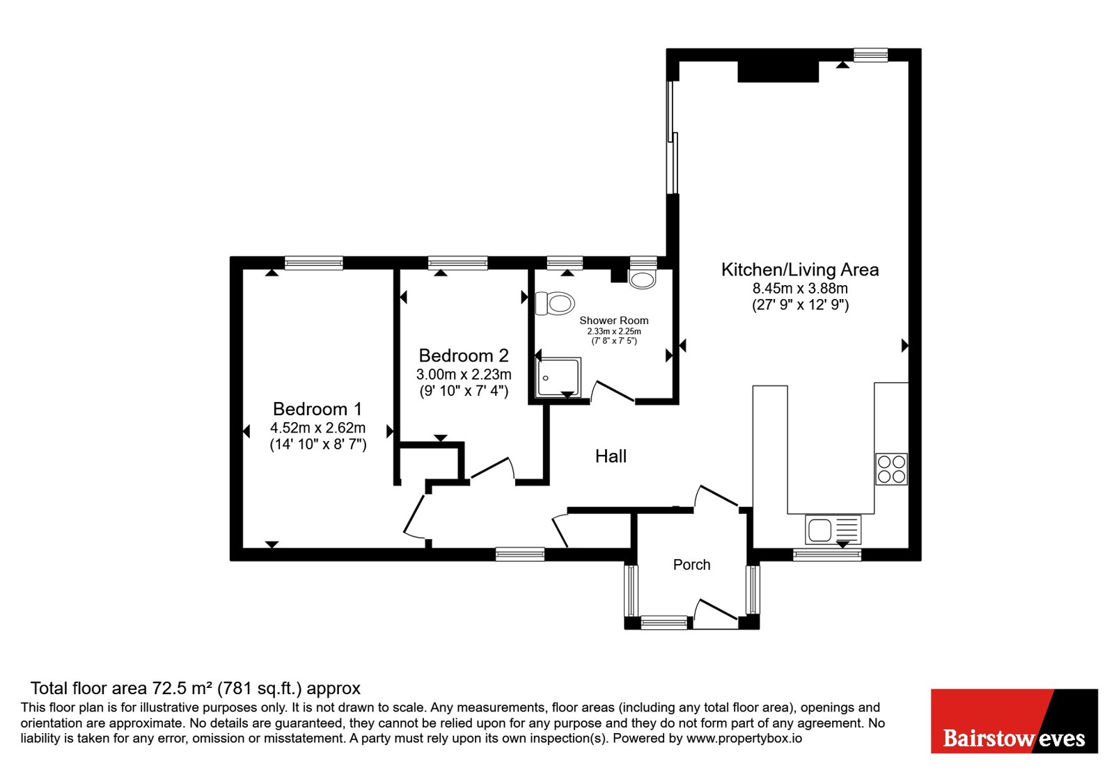 32, Gervase Gardens, Nottingham floorplan