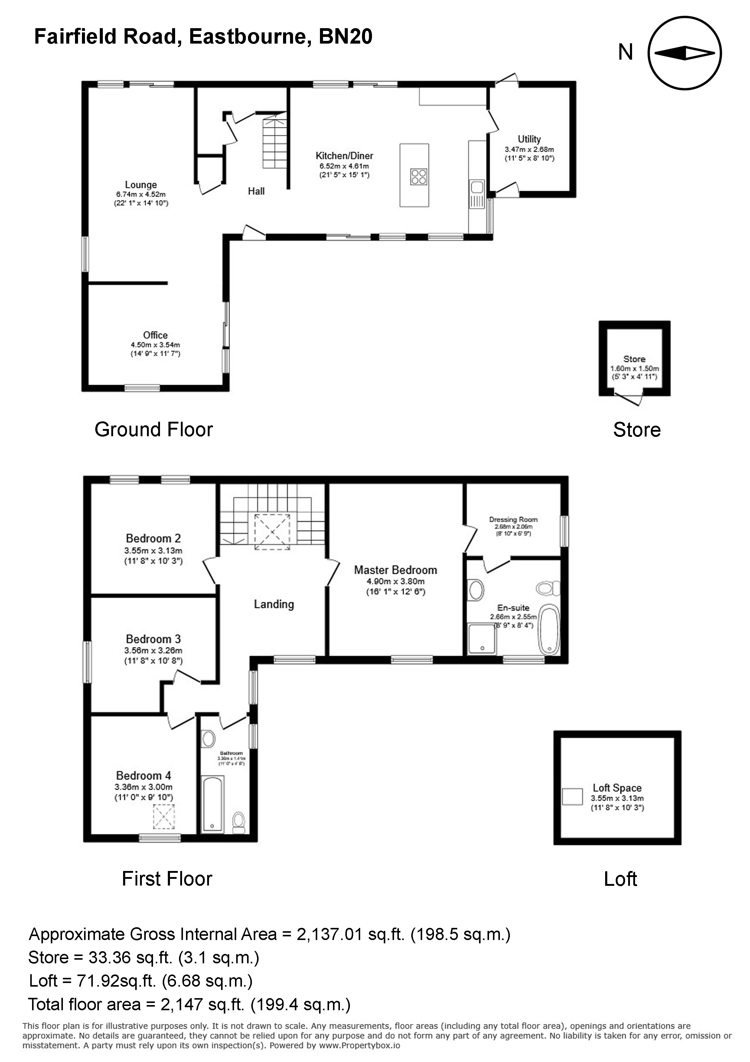 1 Bishopsbourne 15, Fairfield Road, Eastbourne floorplan