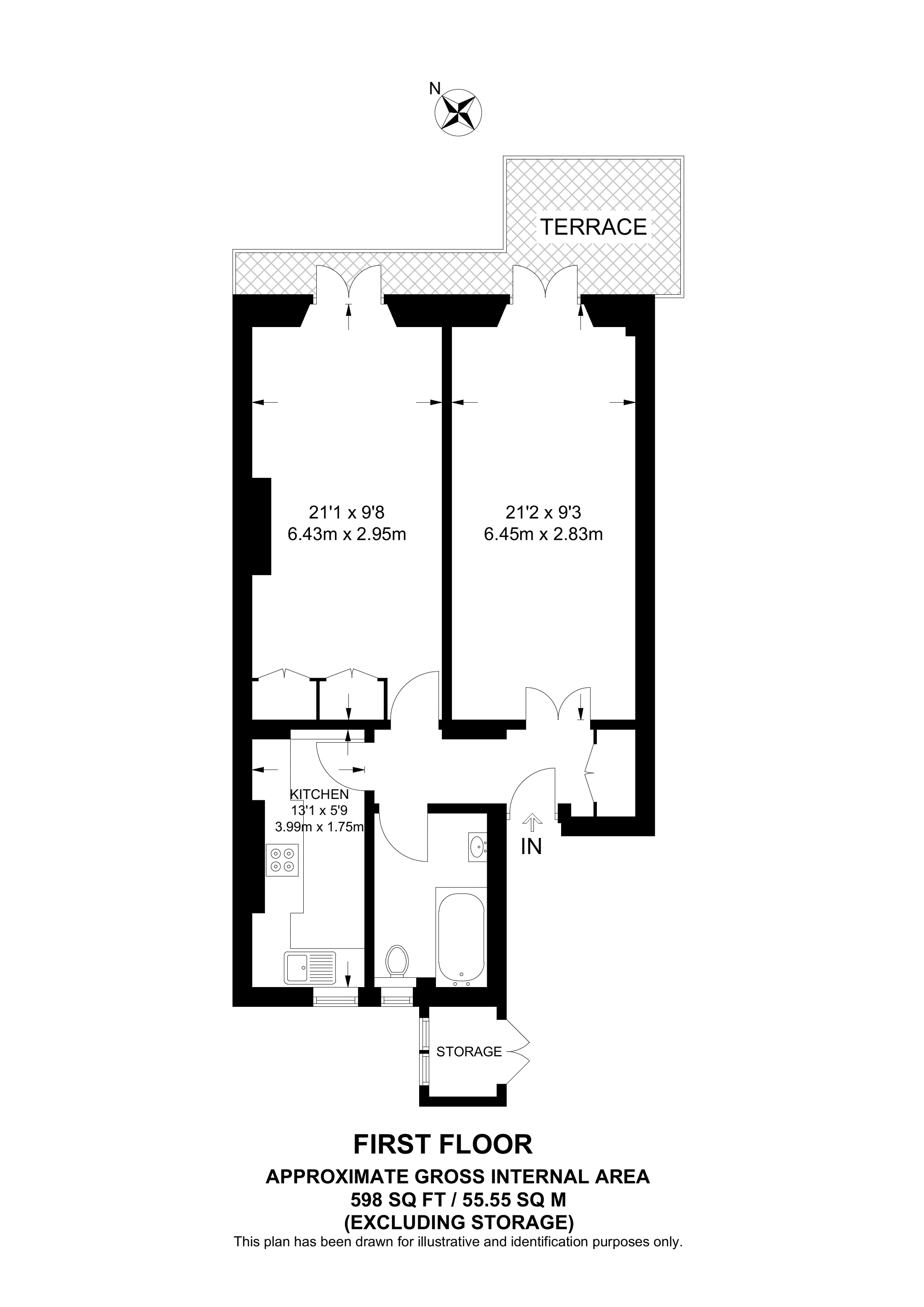 Gloucester Terrace, Lancaster Gate floorplan