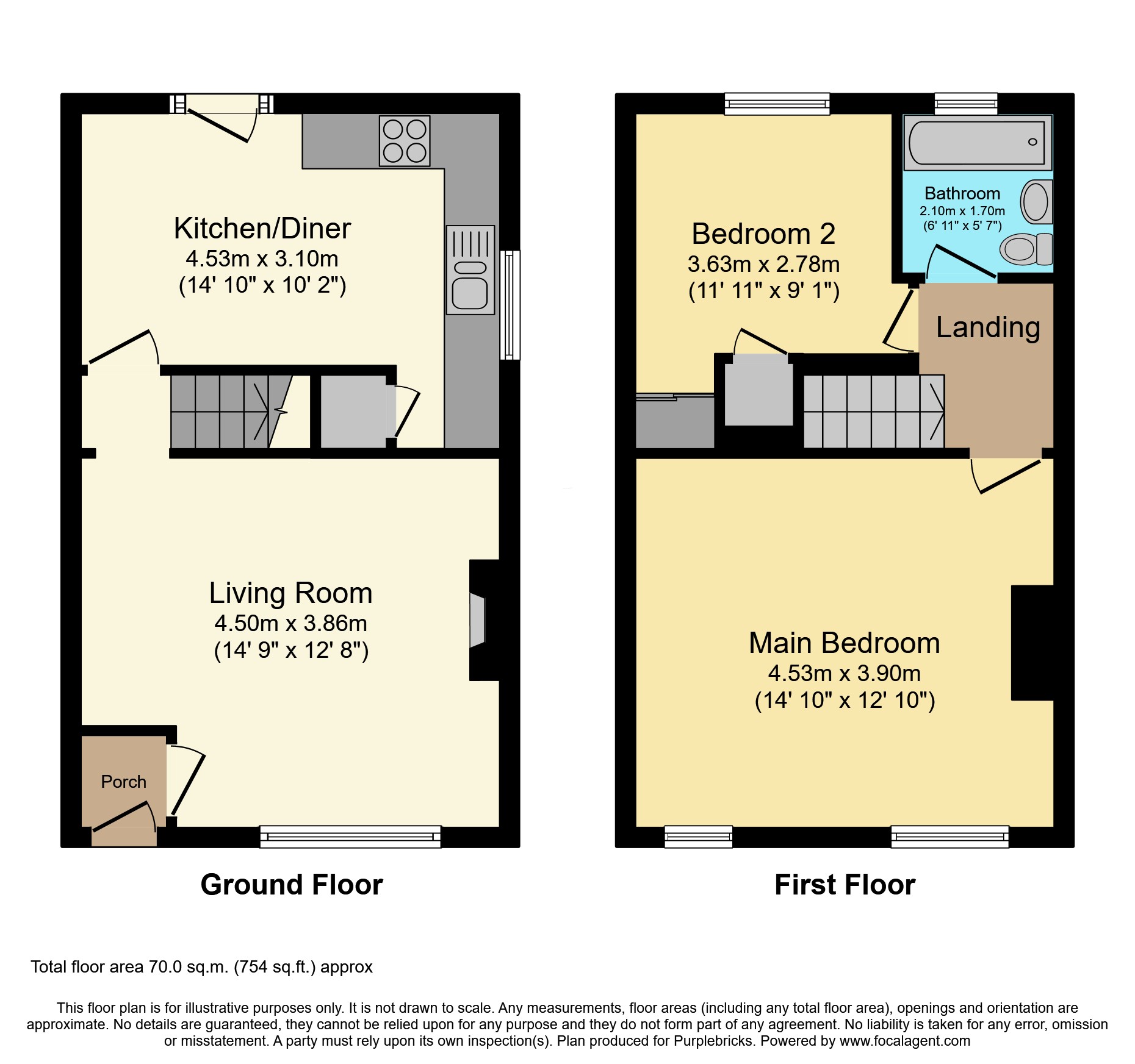 7, Albert Avenue, Manchester floorplan