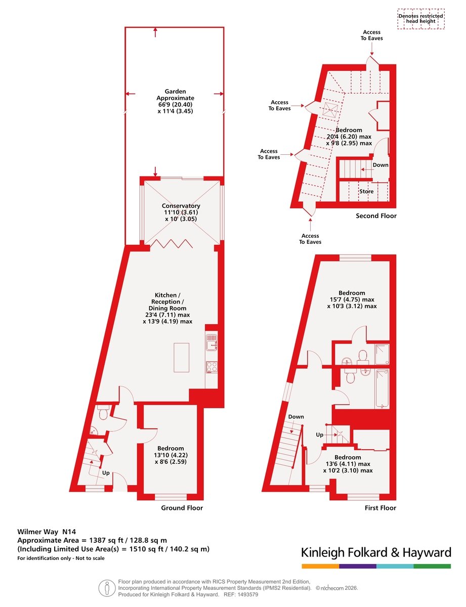 2A,, Wilmer Way, London floorplan