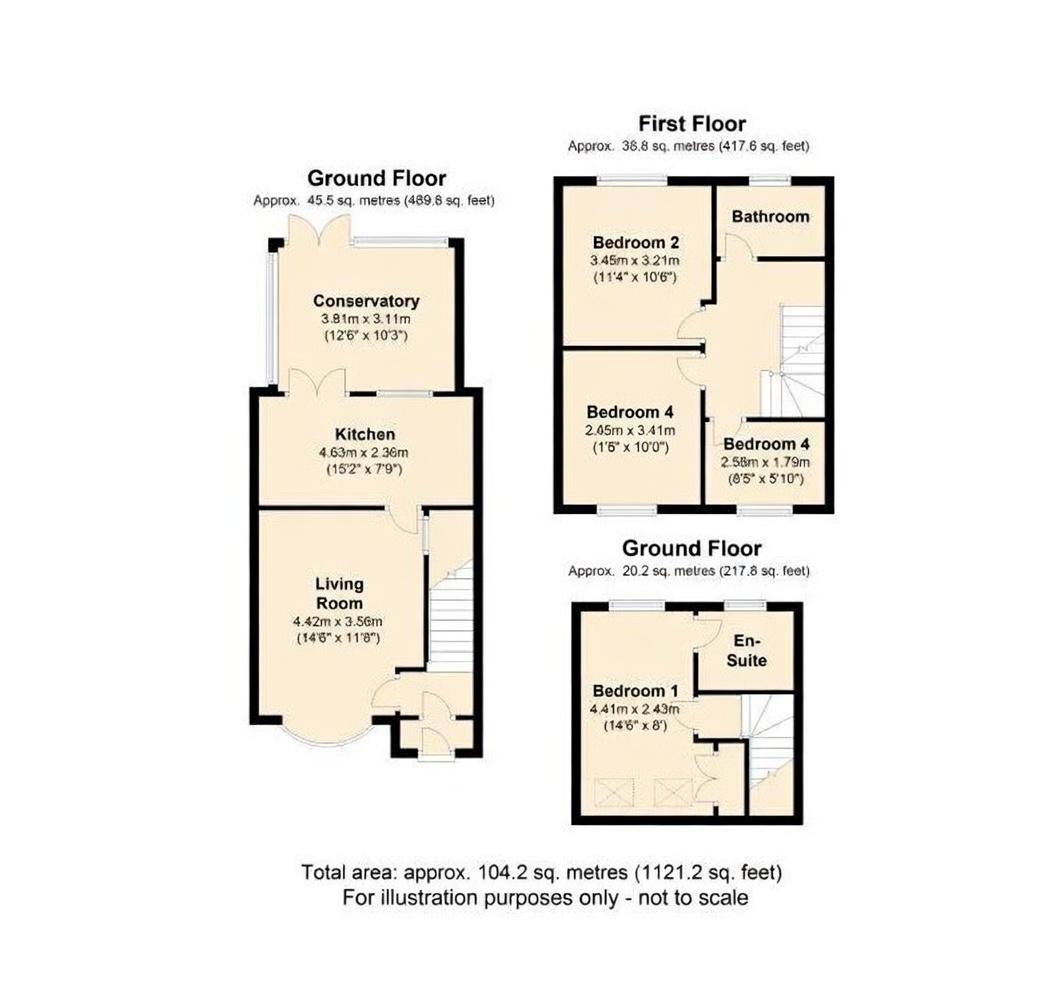 15, Felton Close, Borehamwood floorplan