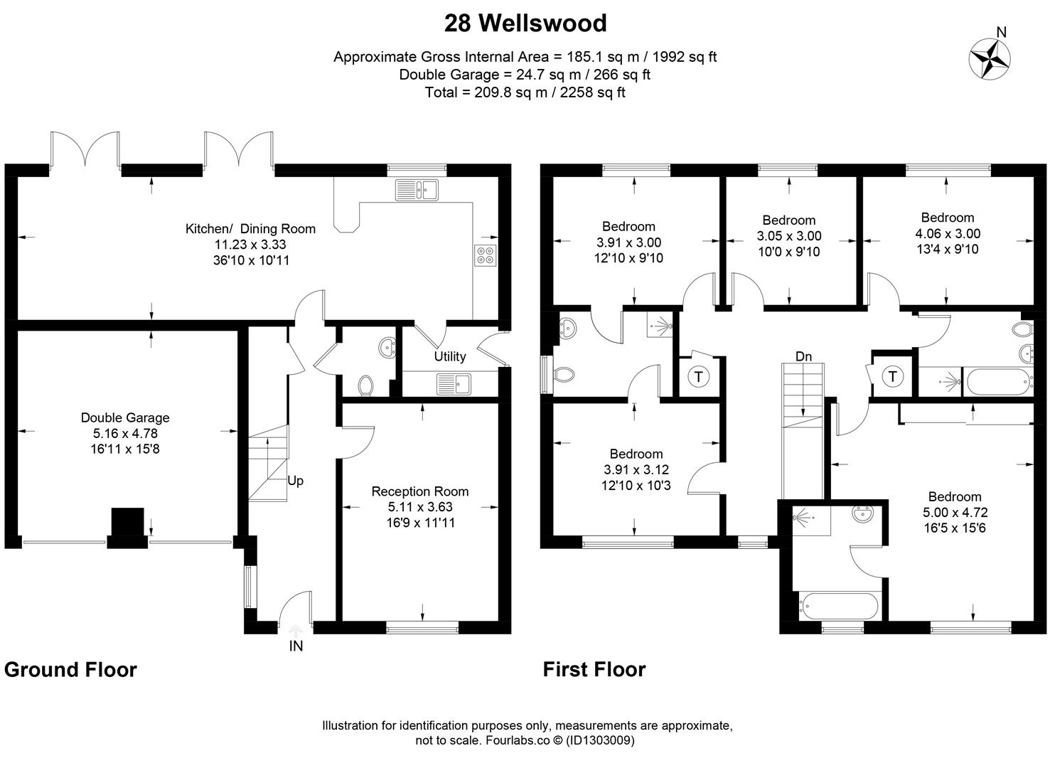 28, Wellswood Gardens, Reading floorplan