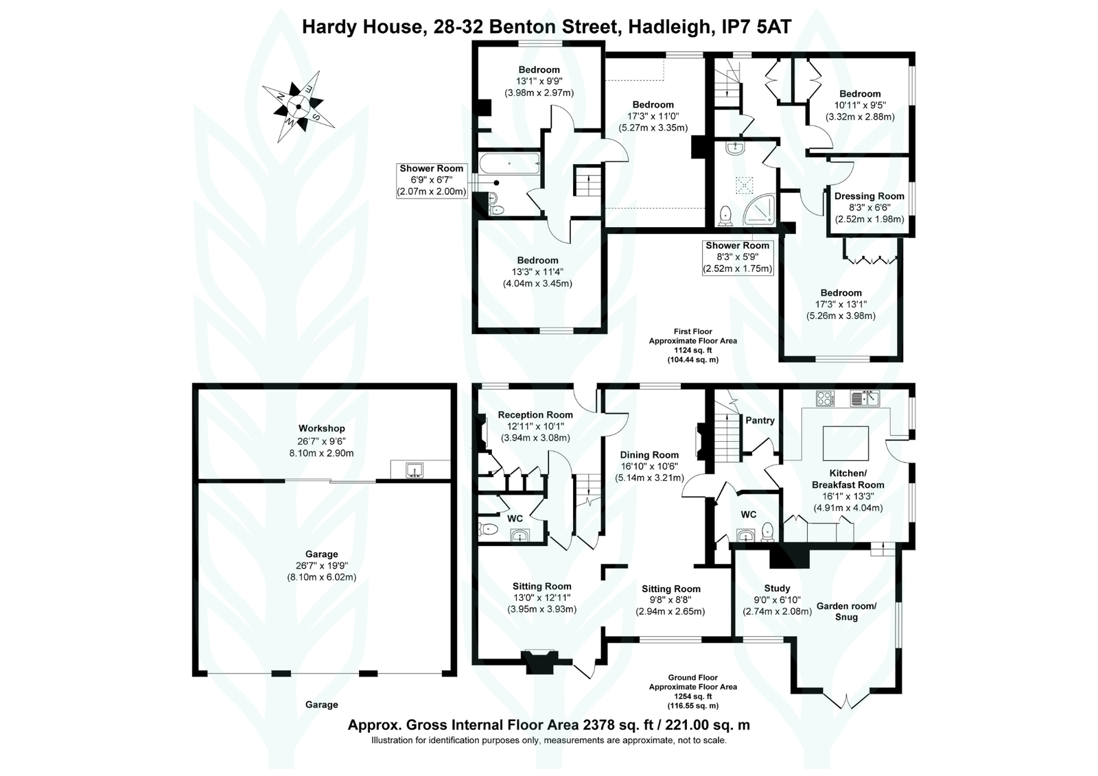 Hardy House, Benton Street, Hadleigh, Ipswich floorplan