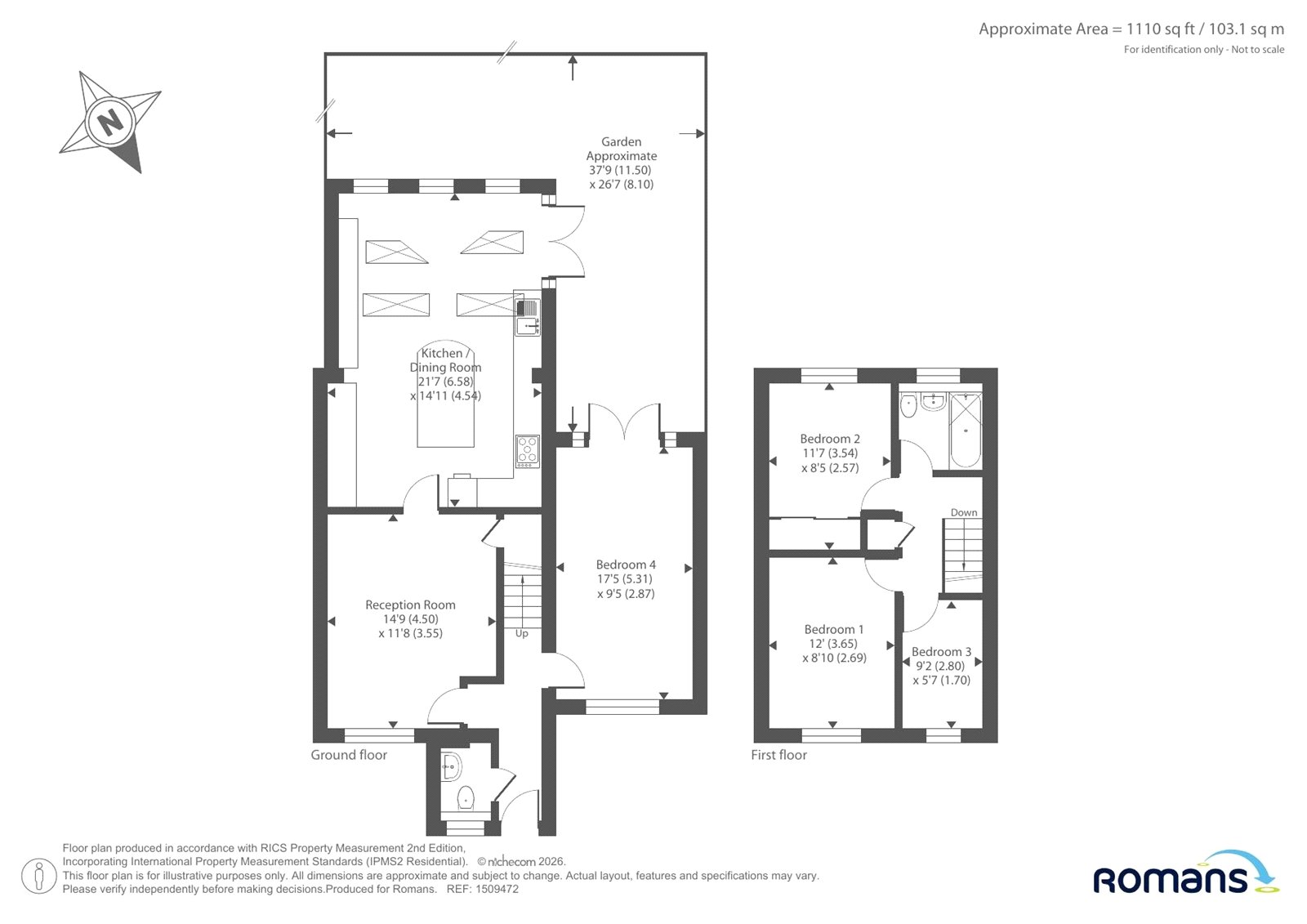 132, Glencoe Road, Hayes floorplan