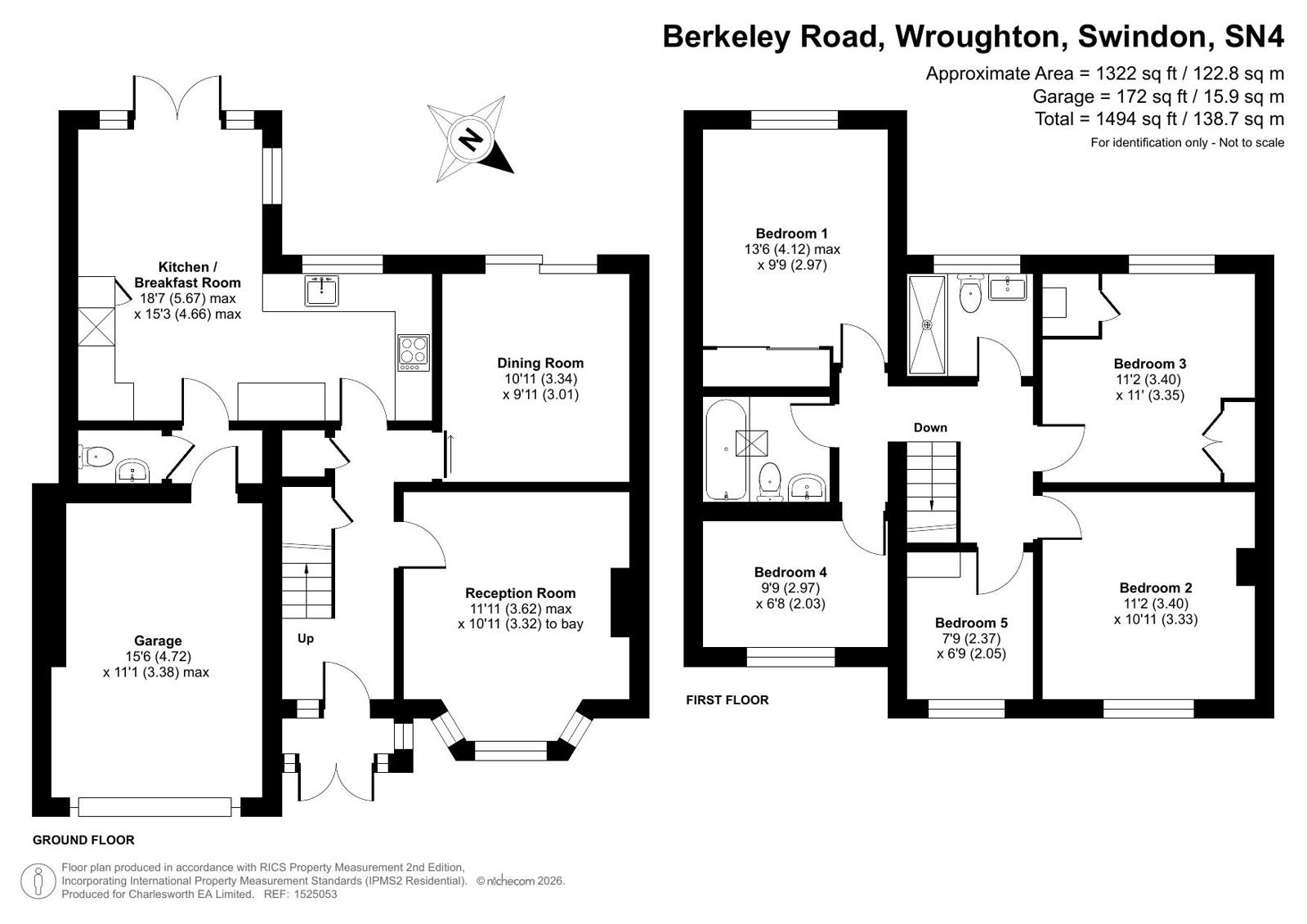 7, Berkeley Road, Swindon floorplan