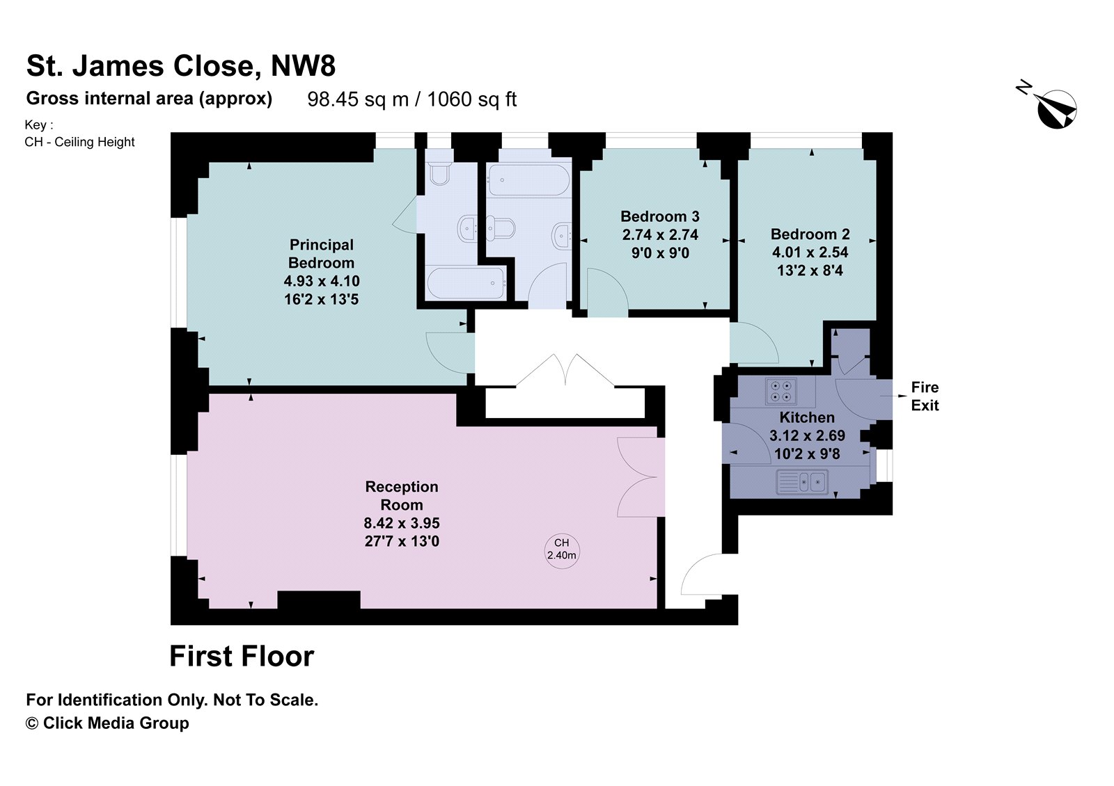 29, St. James Close, London floorplan