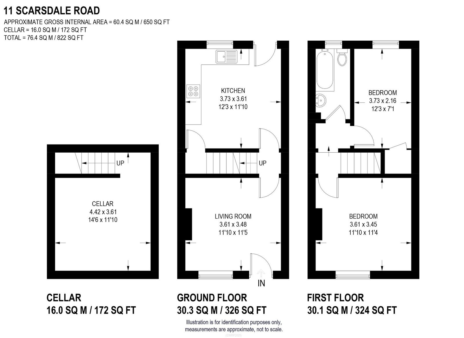 11, Scarsdale Road, Dronfield floorplan