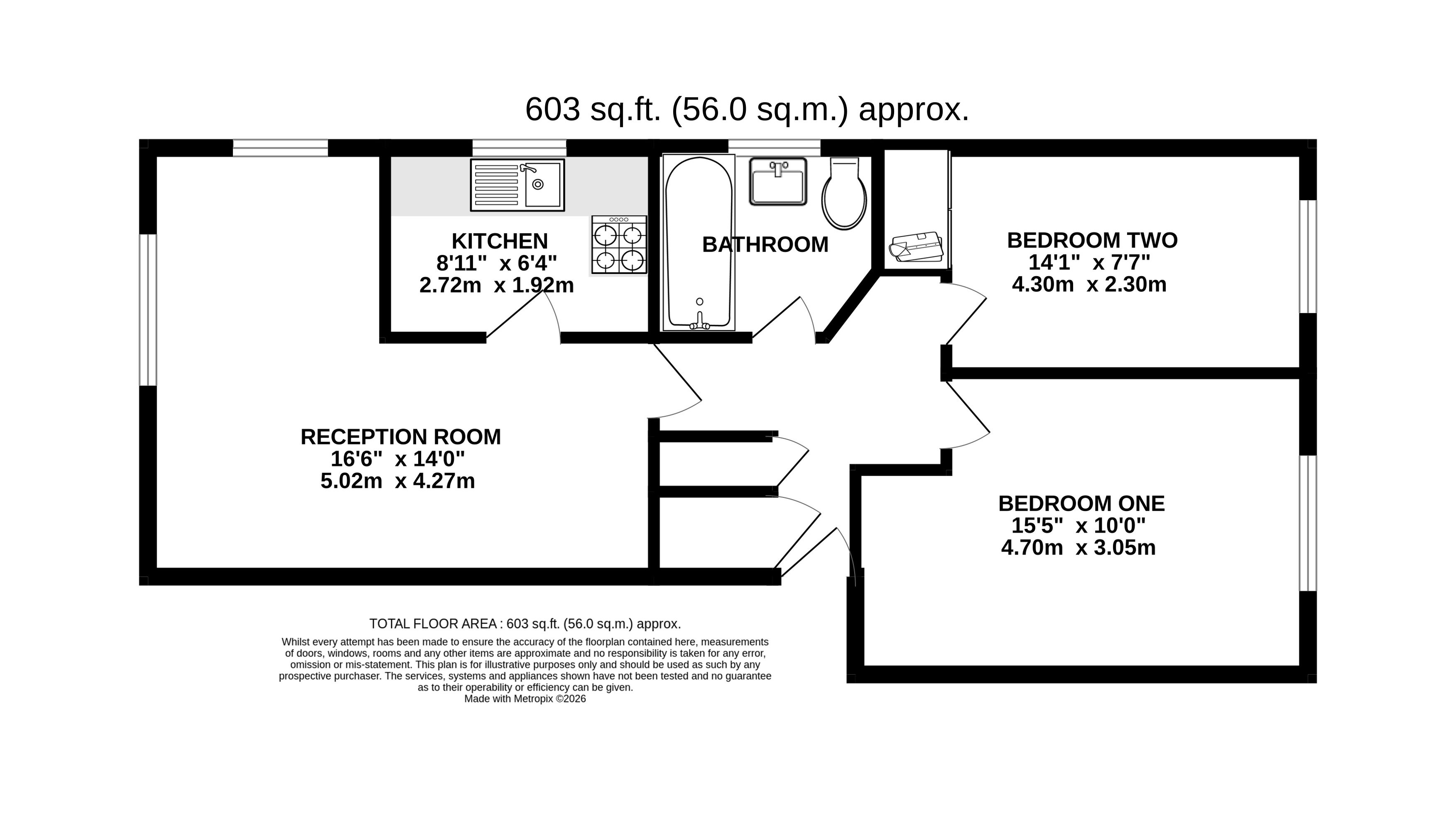 99, Shaftesbury Gardens, North Acton floorplan
