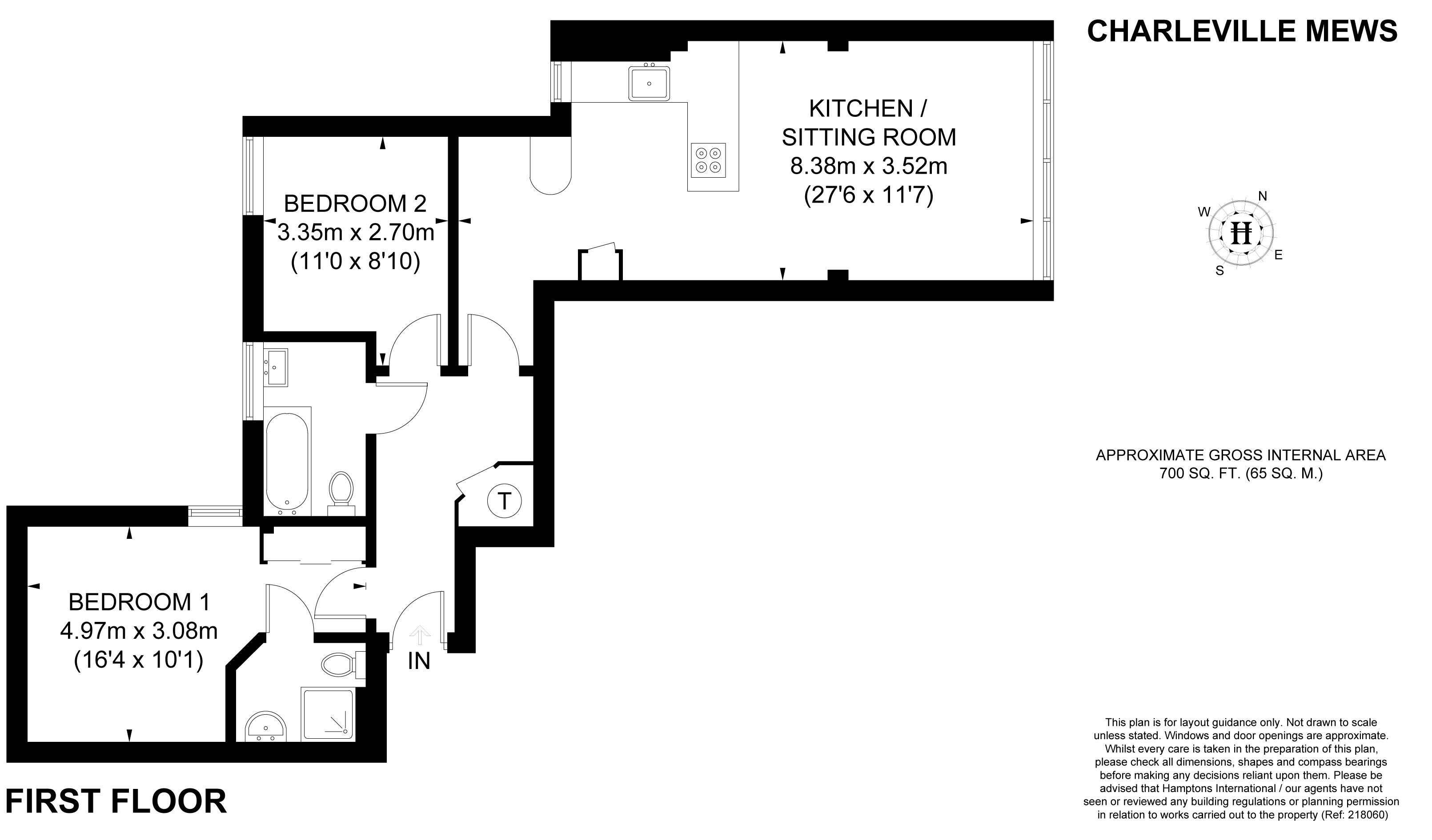 2 Bedrooms Flat to rent in Charleville Mews, Isleworth TW7