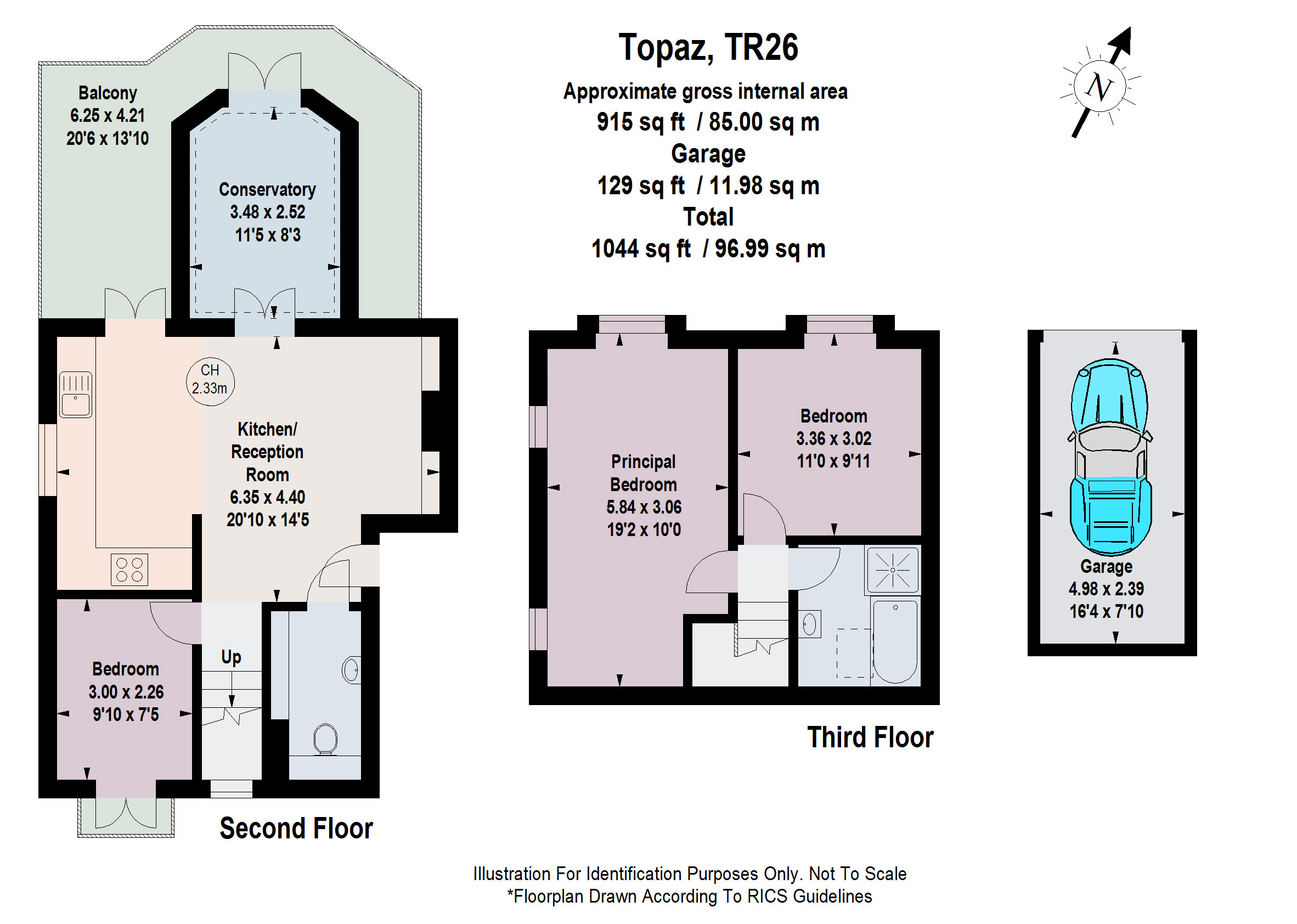 16, Compass Point, Carbis Bay floorplan