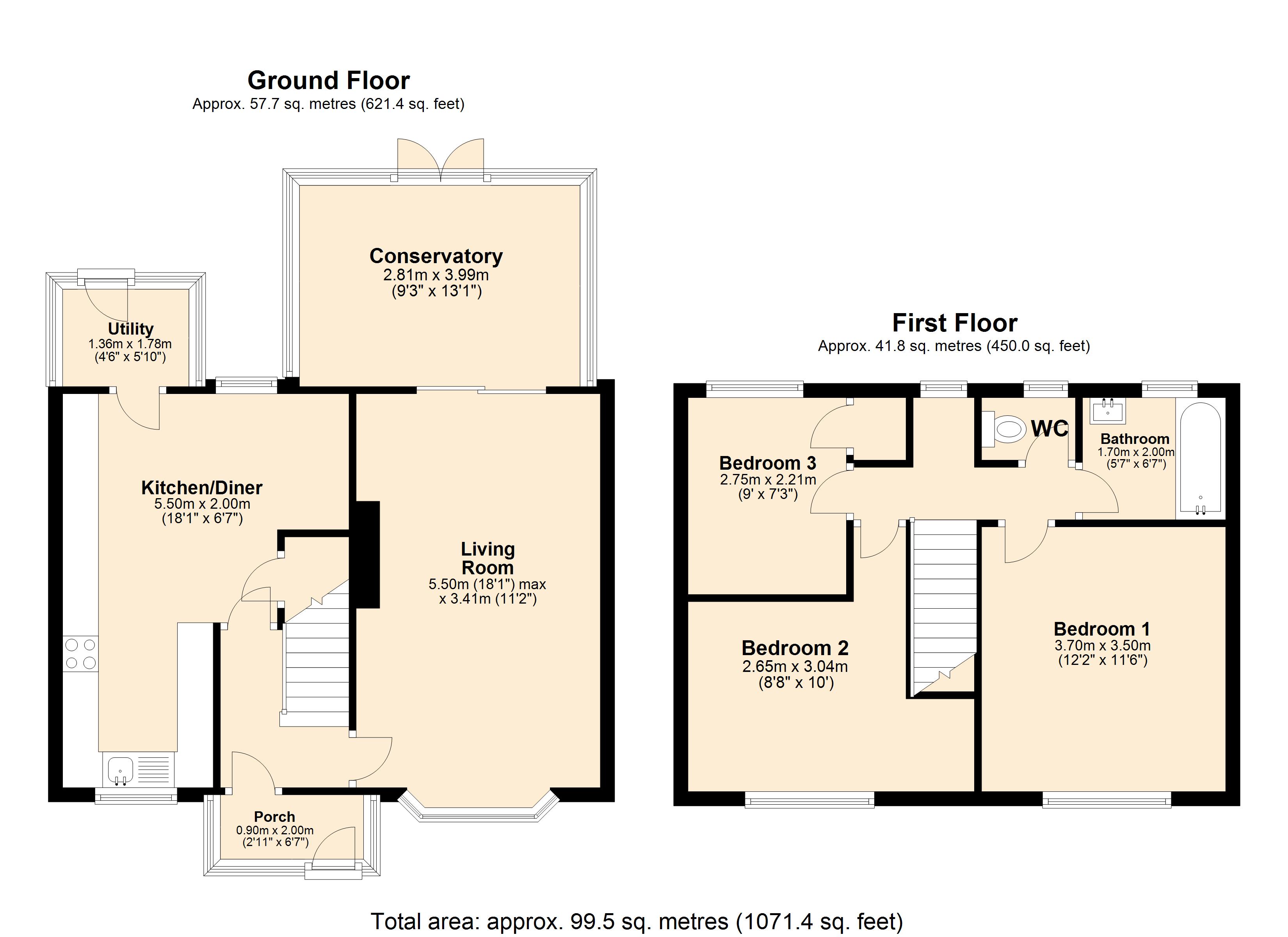 Tilson Way, Fawdon, Newcastle Upon Tyne NE3, 3 bedroom semidetached
