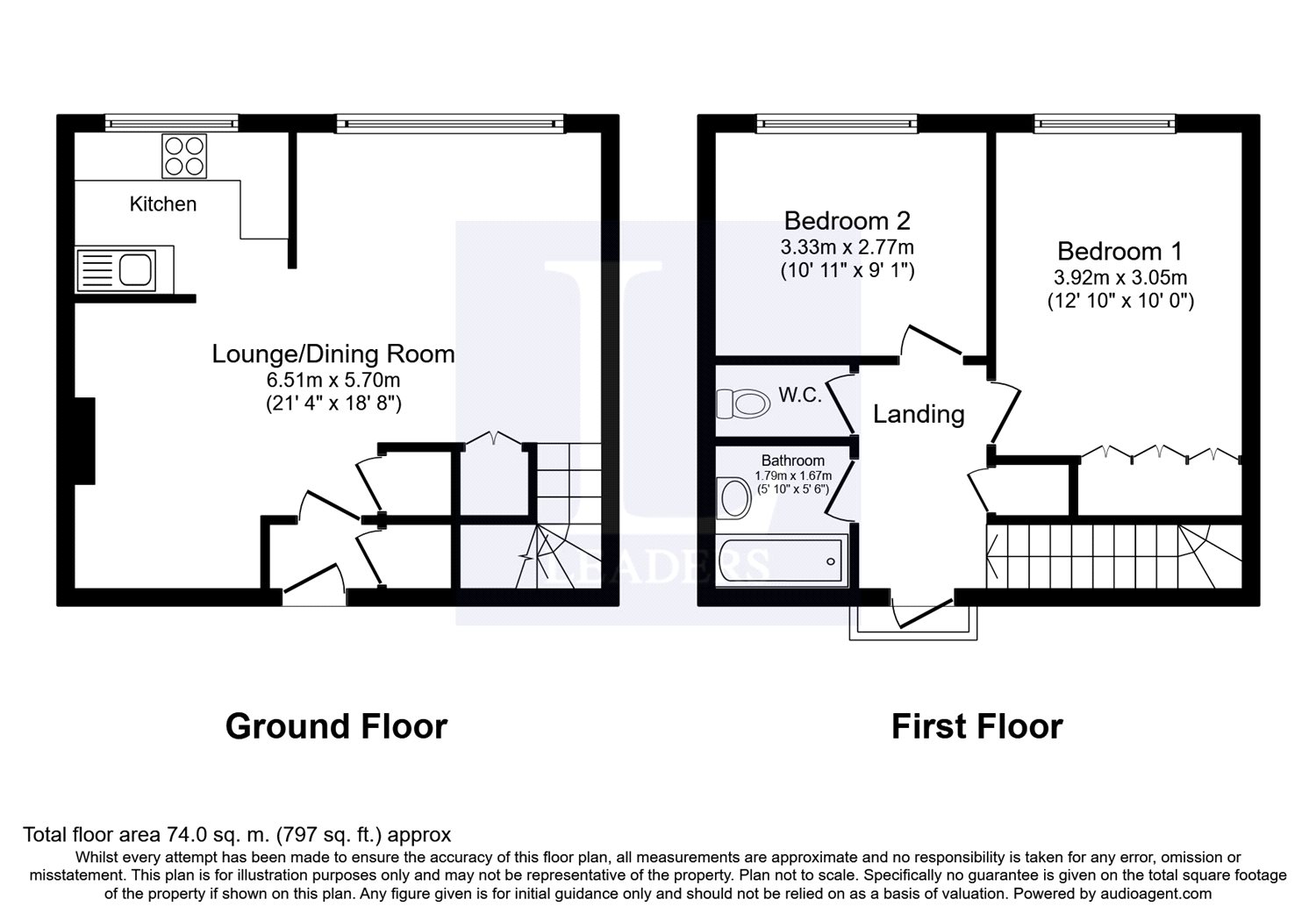 2 Bedrooms Flat for sale in Hazelmere Close, Leatherhead, Surrey KT22