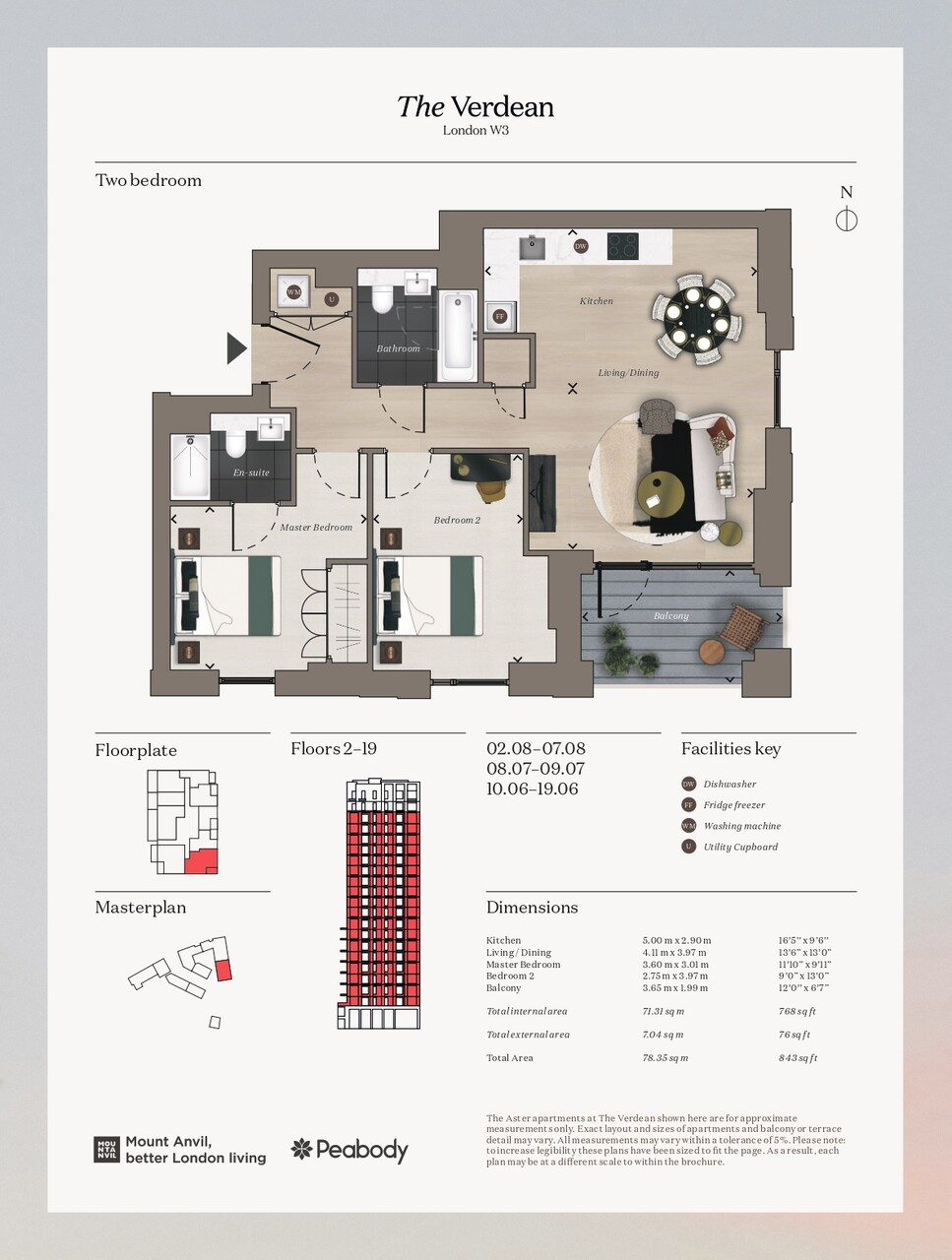 147, Monterrey House, London floorplan