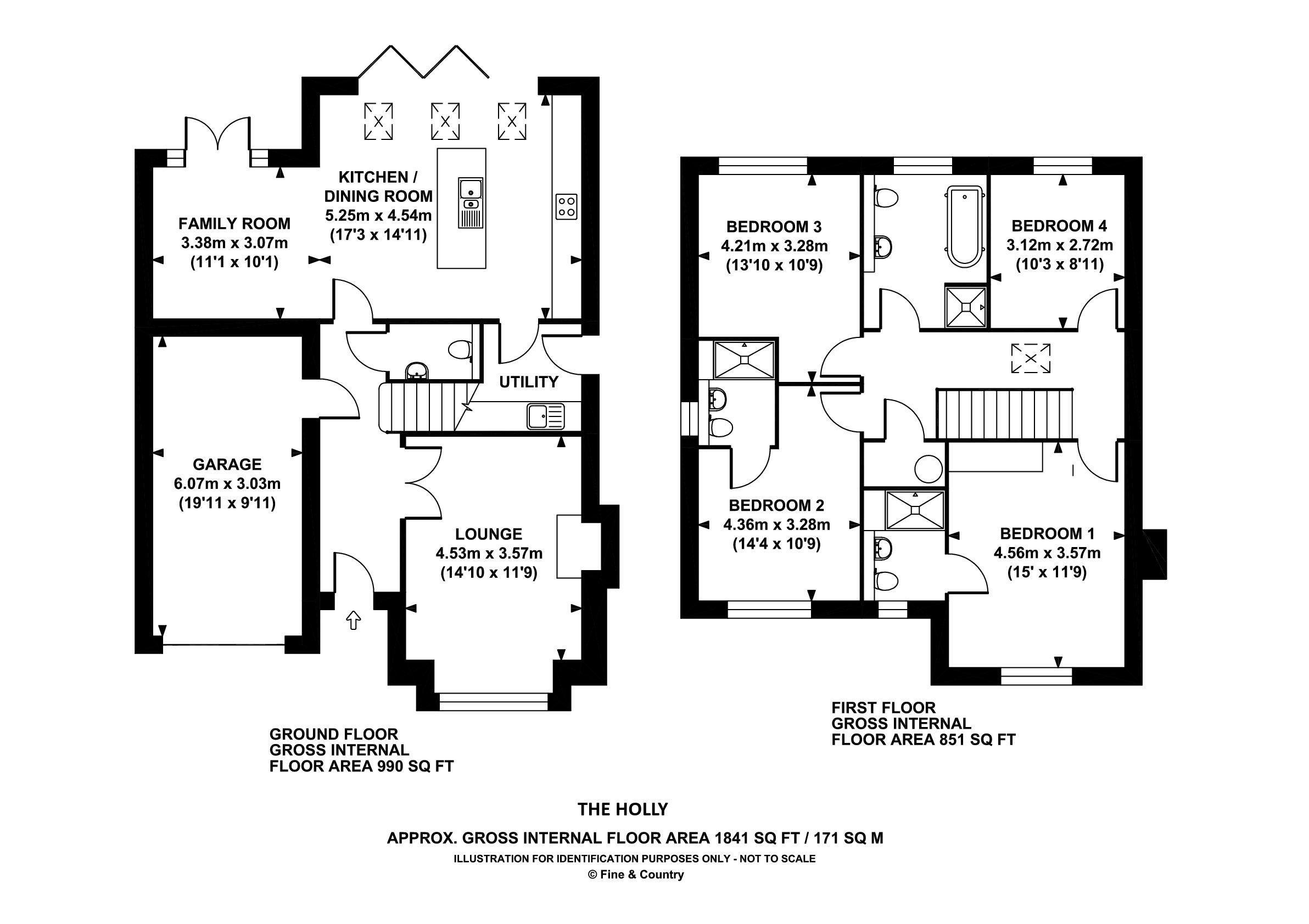 PLOT 4,, The Holly, Langho floorplan