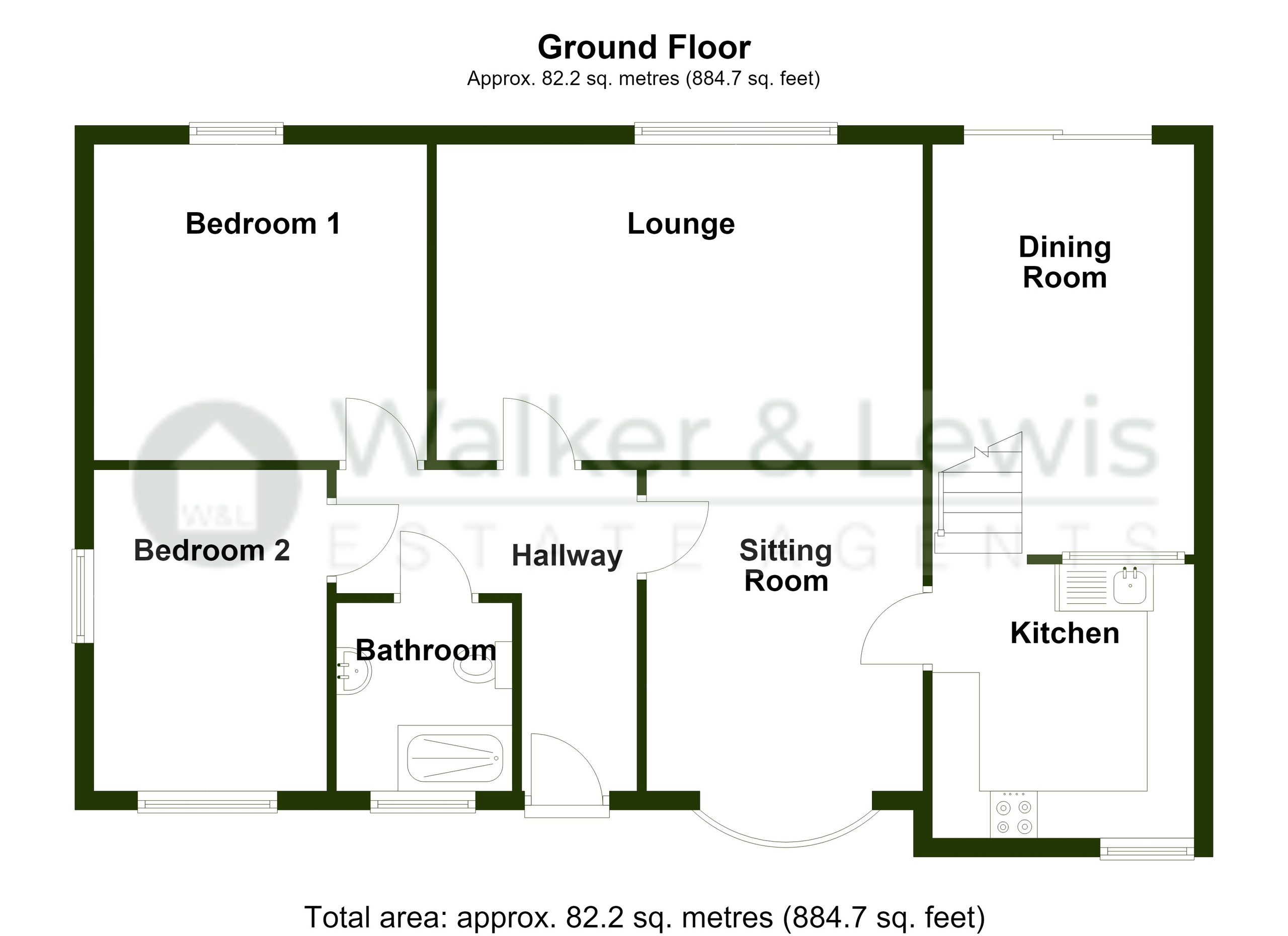 Kingsland, Merthyr Tydfil floorplan