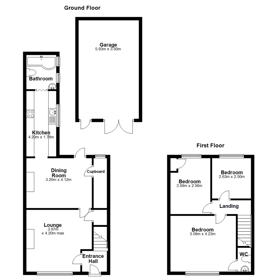 Gun Hill, New Arley, Coventry CV7, 3 bedroom terraced house for sale