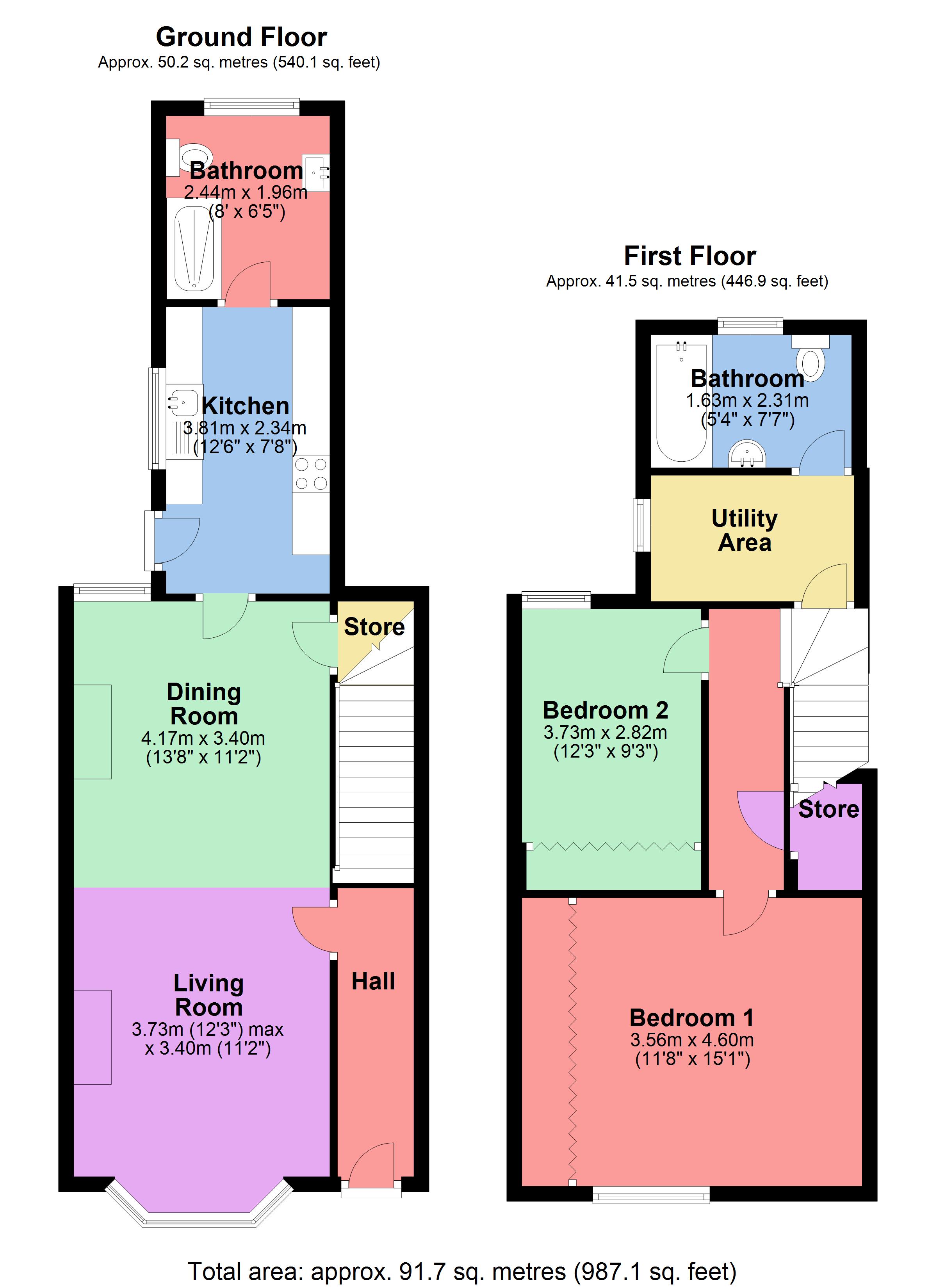 2 Bedrooms Terraced house for sale in Rudolph Road, Bushey, Hertfordshire WD23