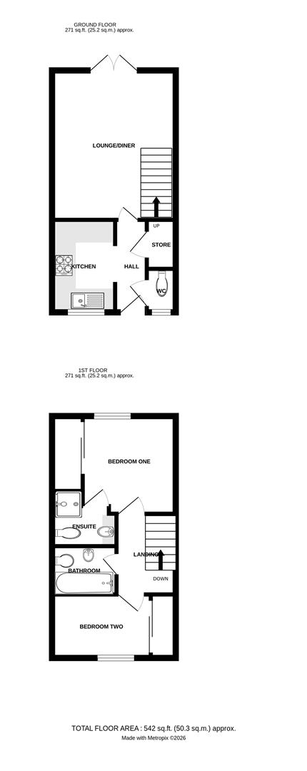 14, Junction Gardens, Plymouth floorplan