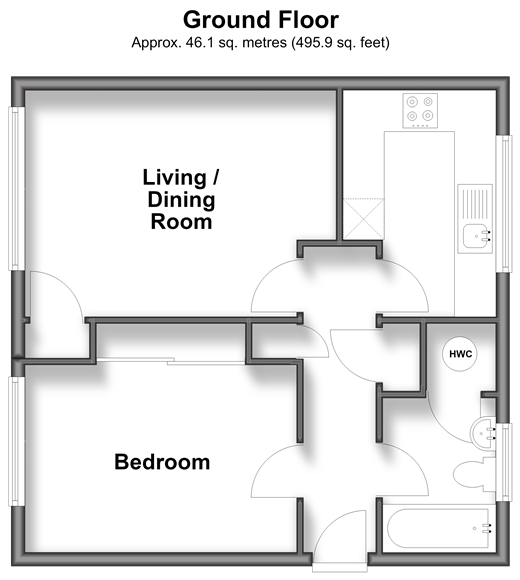 Greathurst End Bookham, Great Bookham floorplan